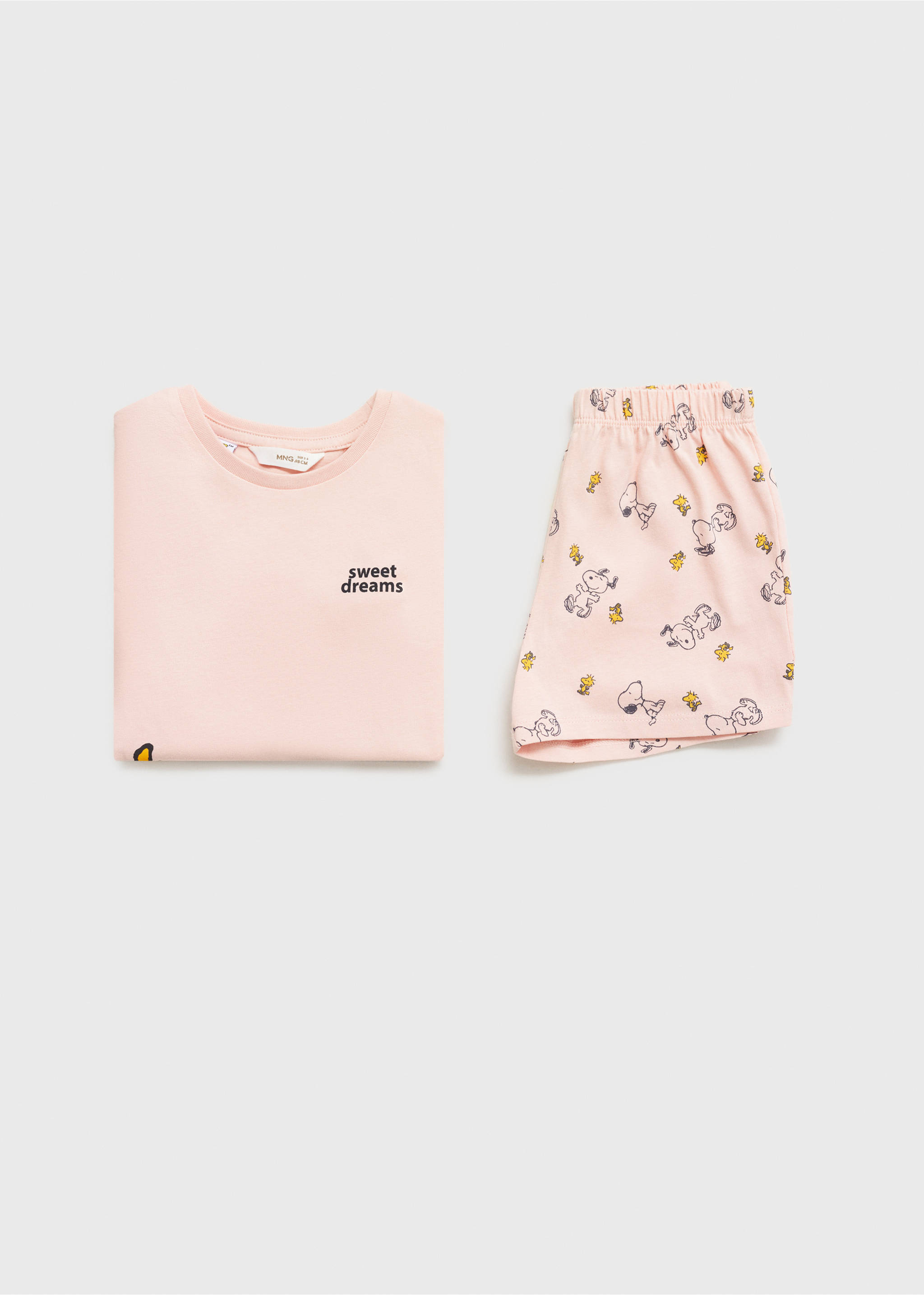 Snoopy short pyjamas - Details of the article 0, Pink. Ref: 87005983-00.