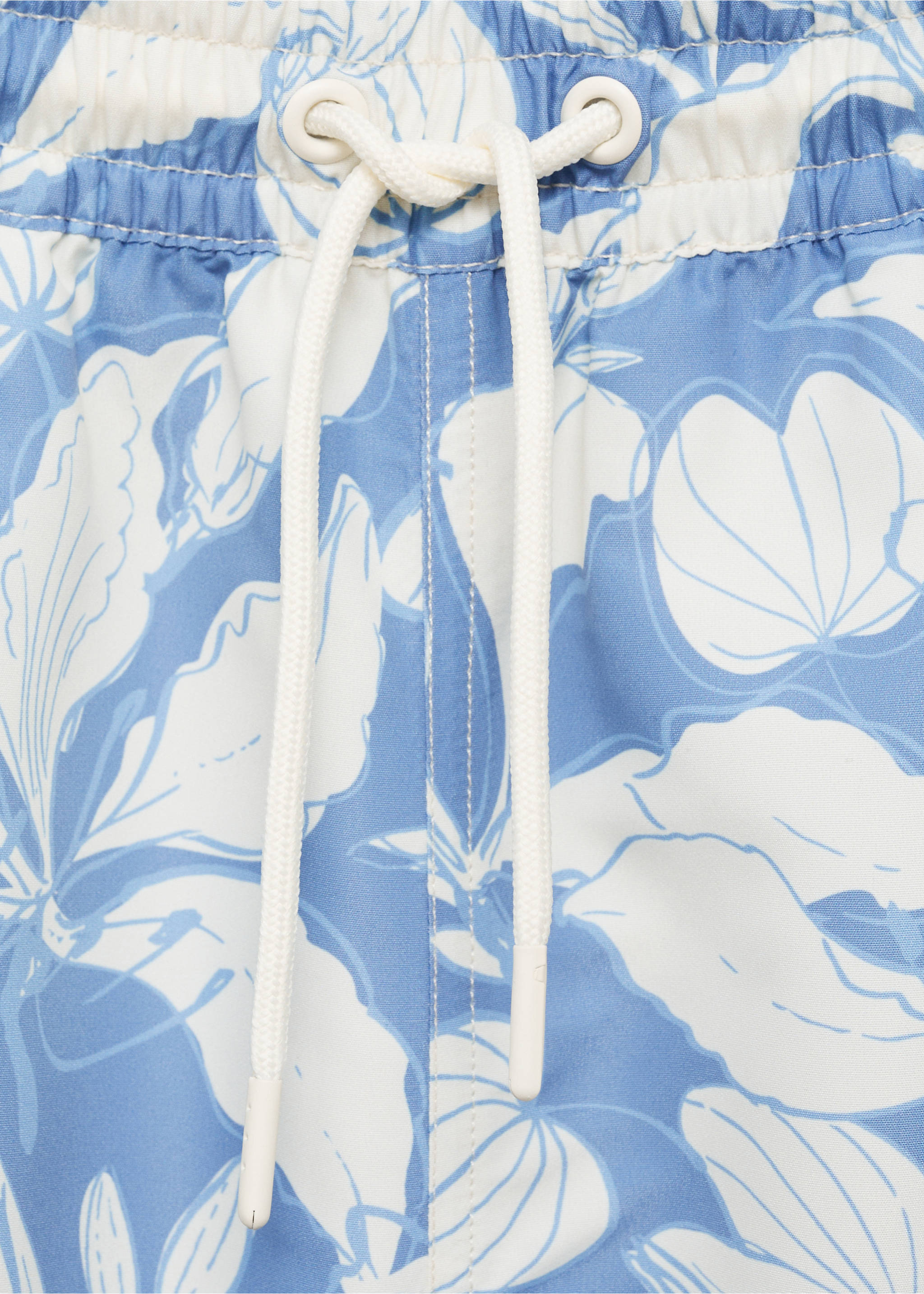 Maillot de bain imprimé floral - Détail de l'article 8, Bleu. Ref: 87005984-00.