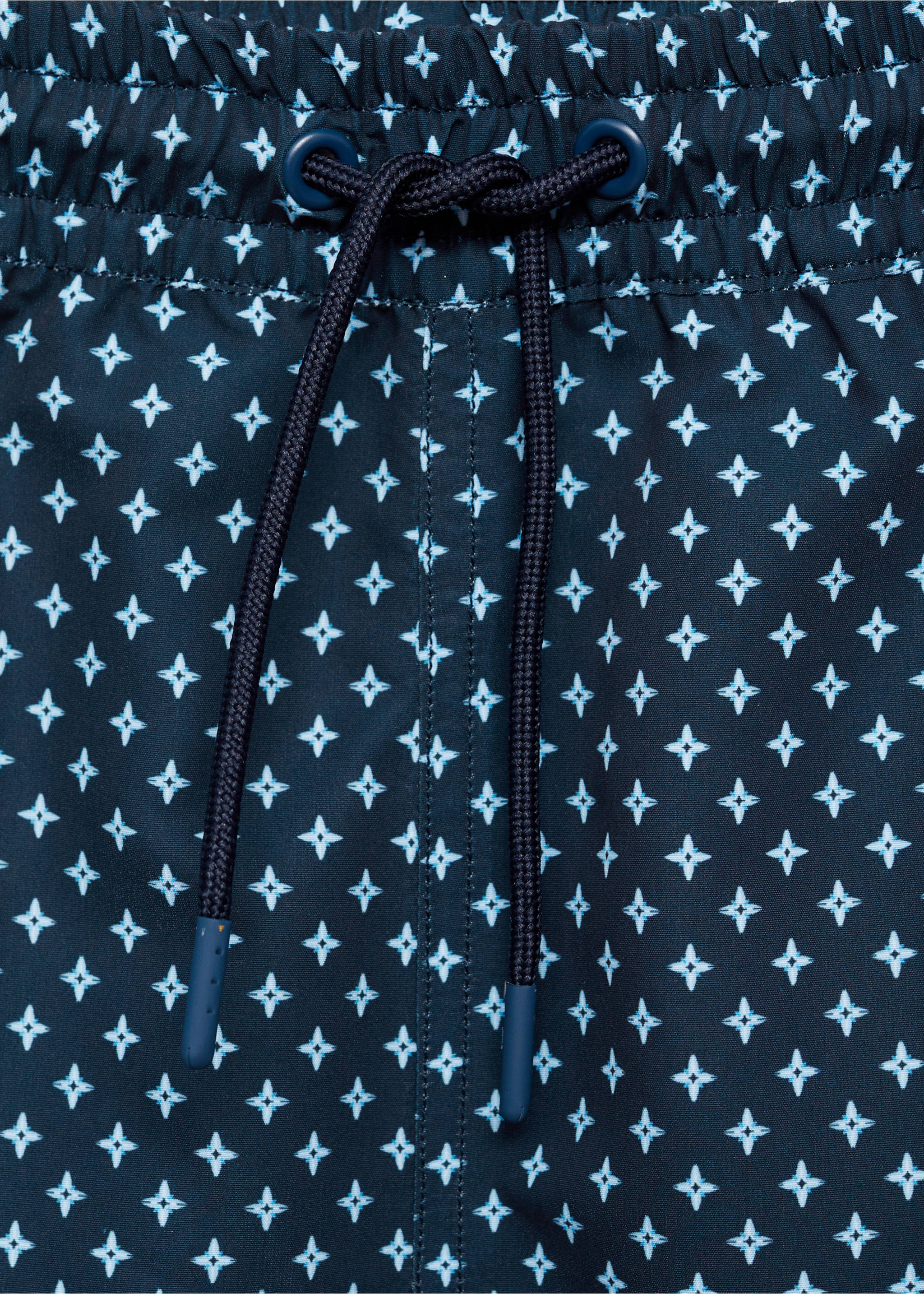 Maillot de bain imprimé géométrique - Détail de l'article 8, Bleu marine. Ref: 87005985-00.