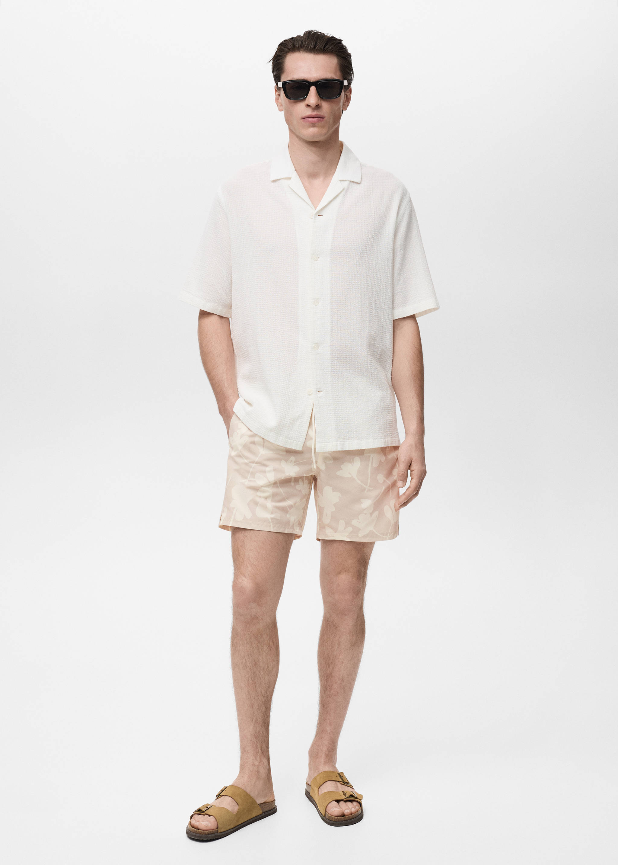 Floral print swimsuit - General plane