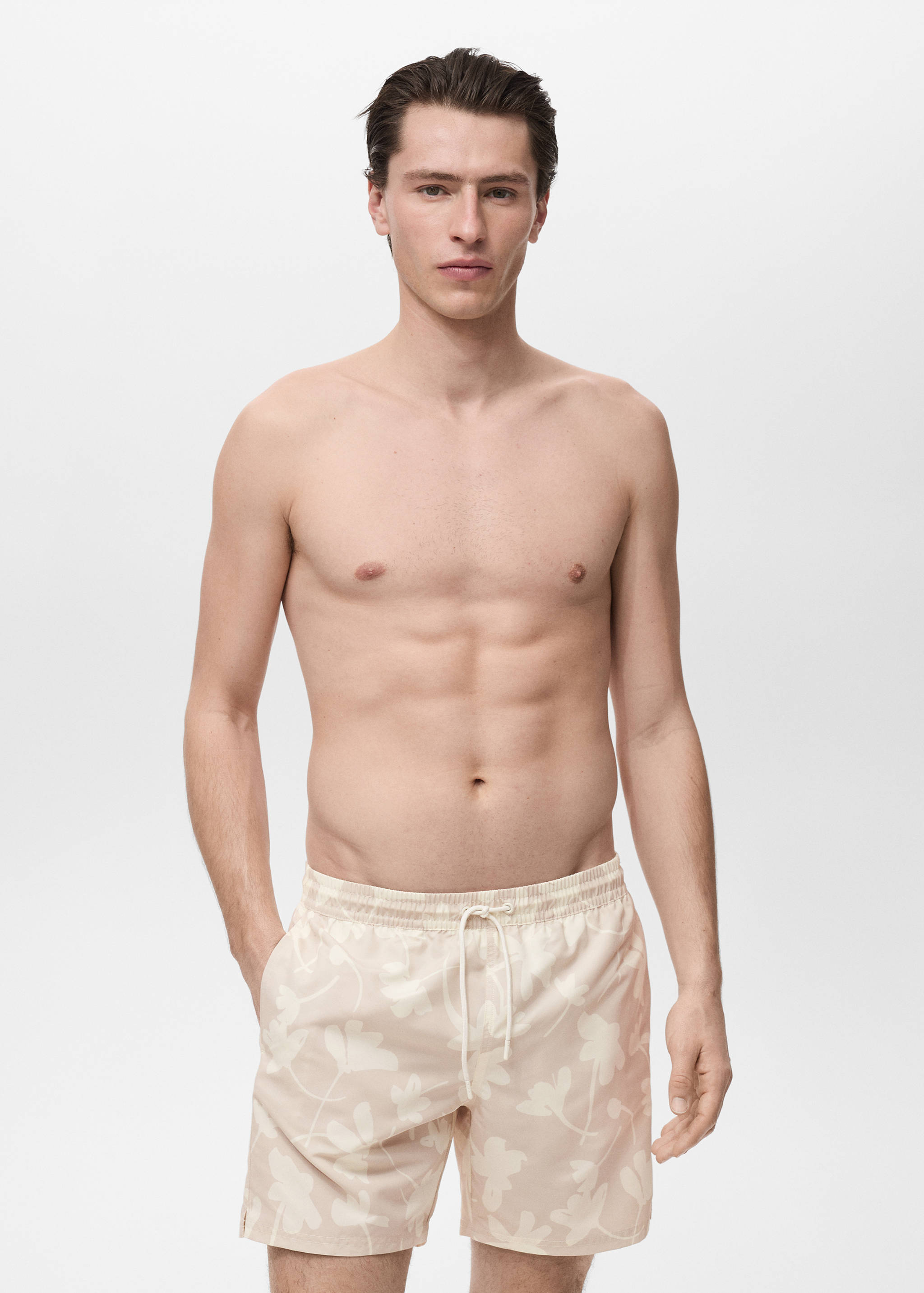 Floral print swimsuit - Medium plane