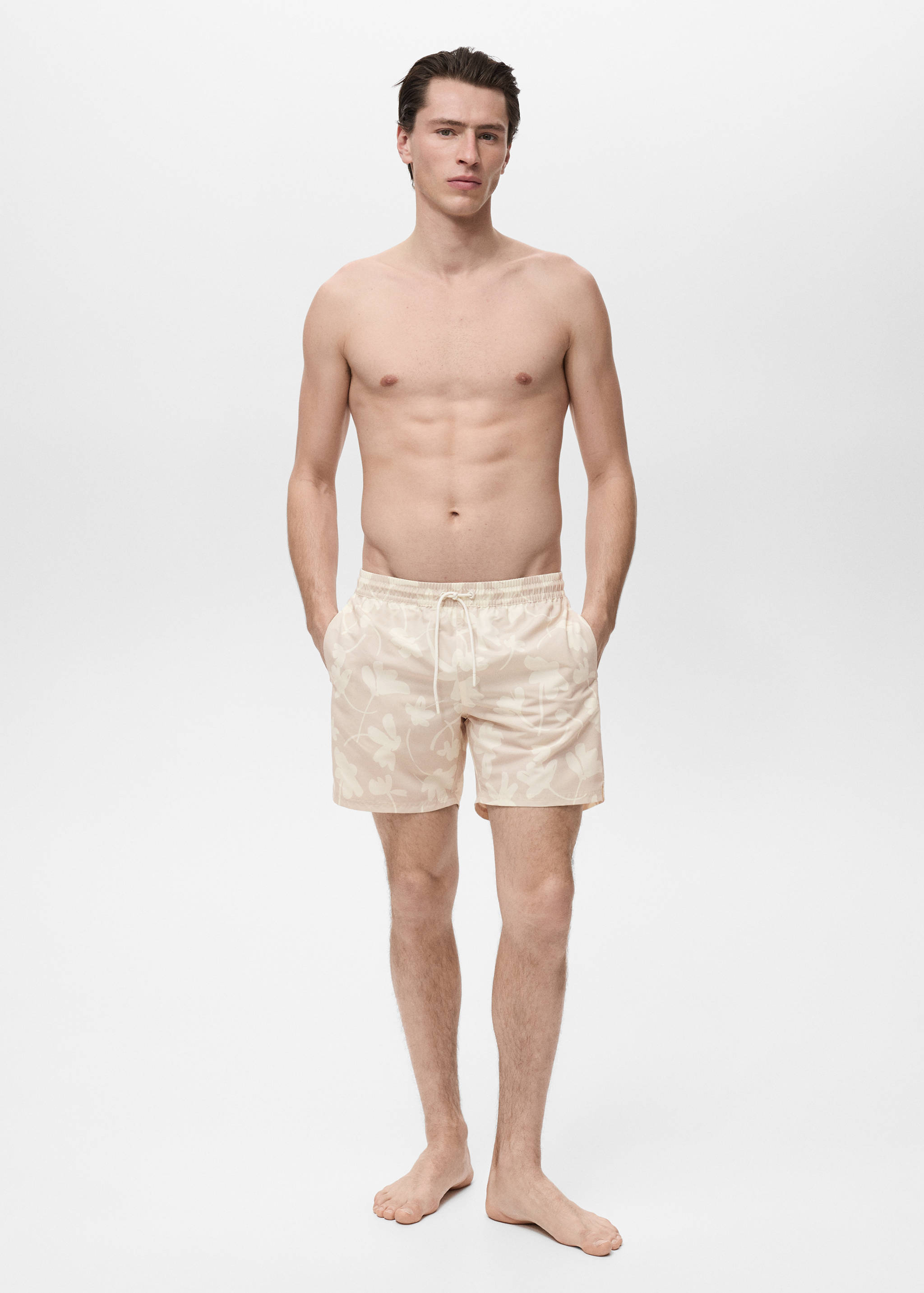 Floral print swimsuit - Details of the article 4