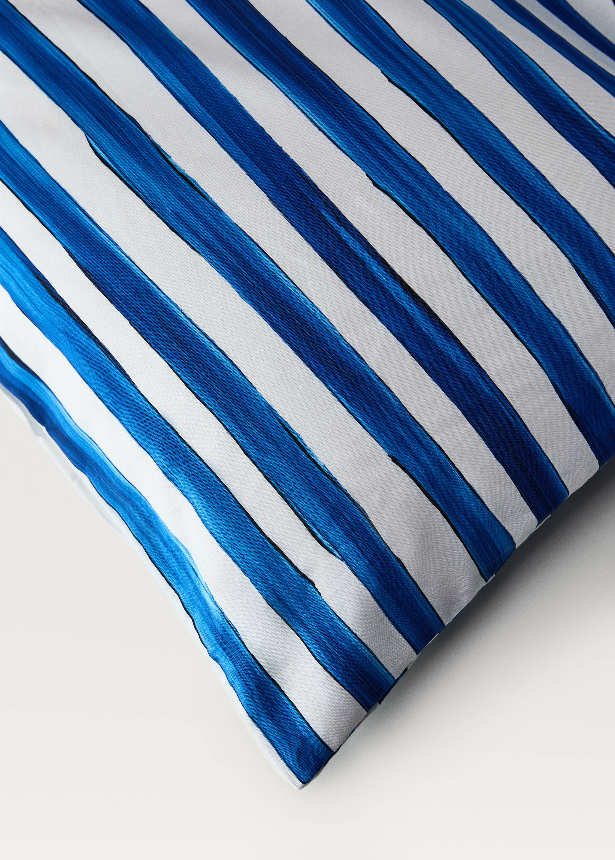 Funda nòrdica cotó percala ratlles aquarel·la llit 135/140 cm - Detall de l'article 2