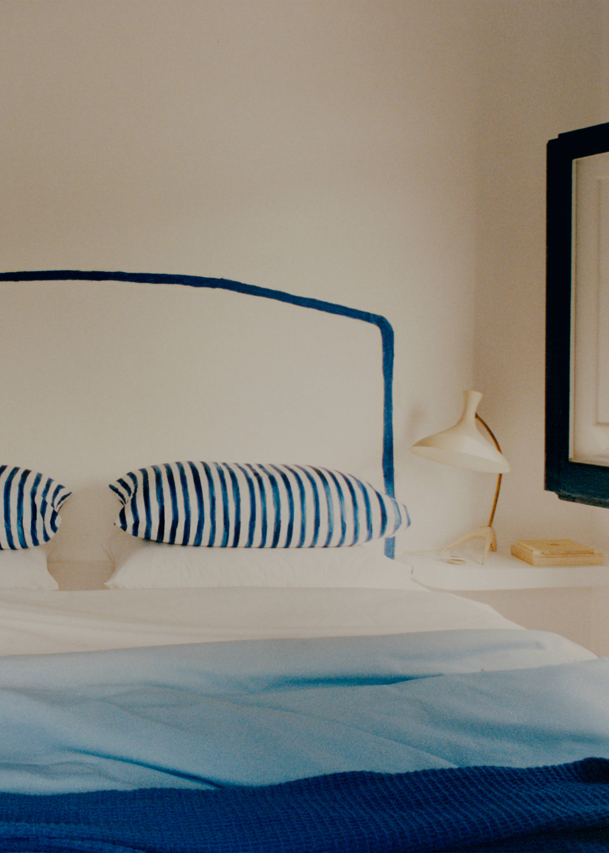 Percale cotton tie-dye duvet cover King bed - Details of the article 6