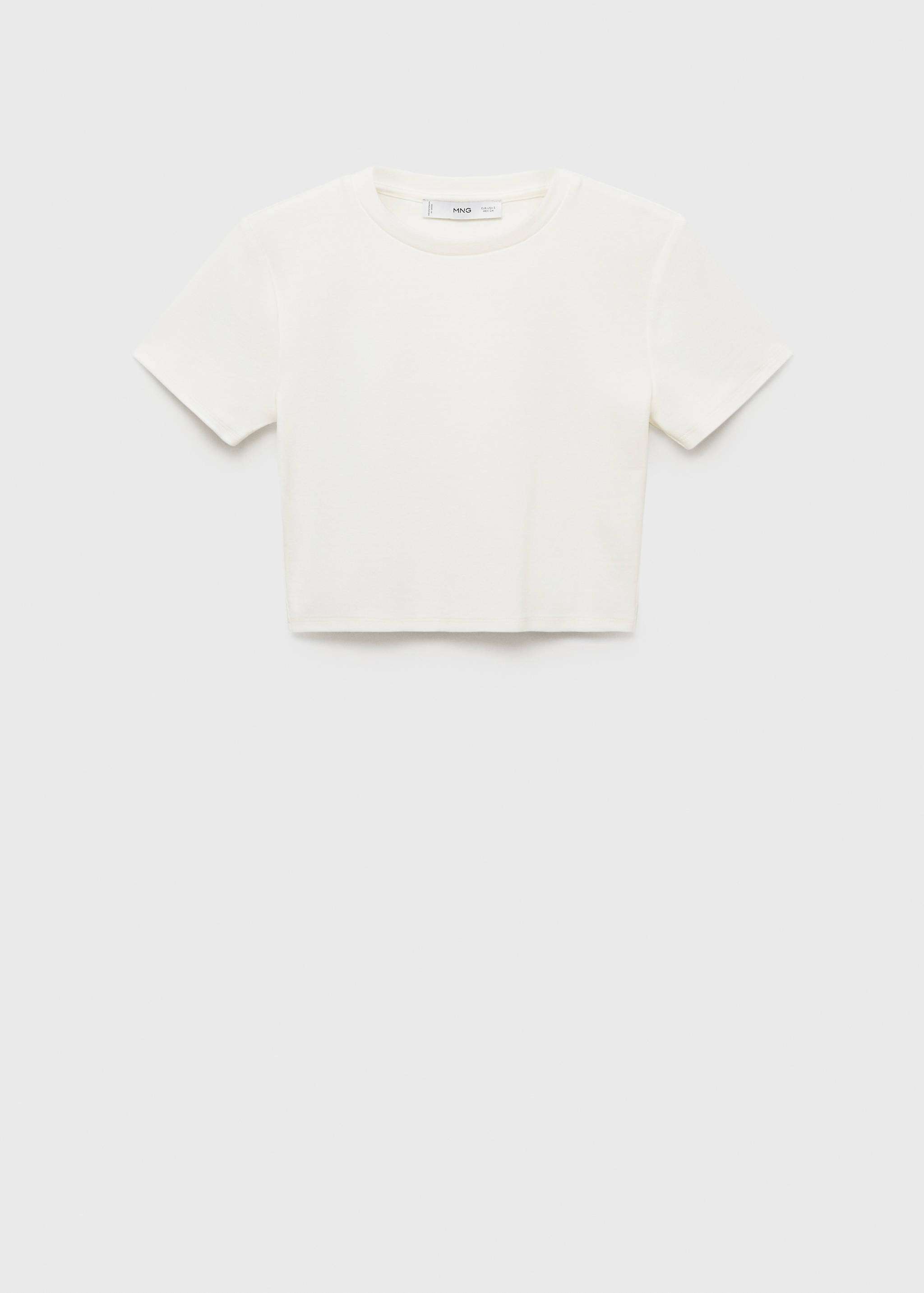 T-shirt cropped justa - Artigo sem modelo