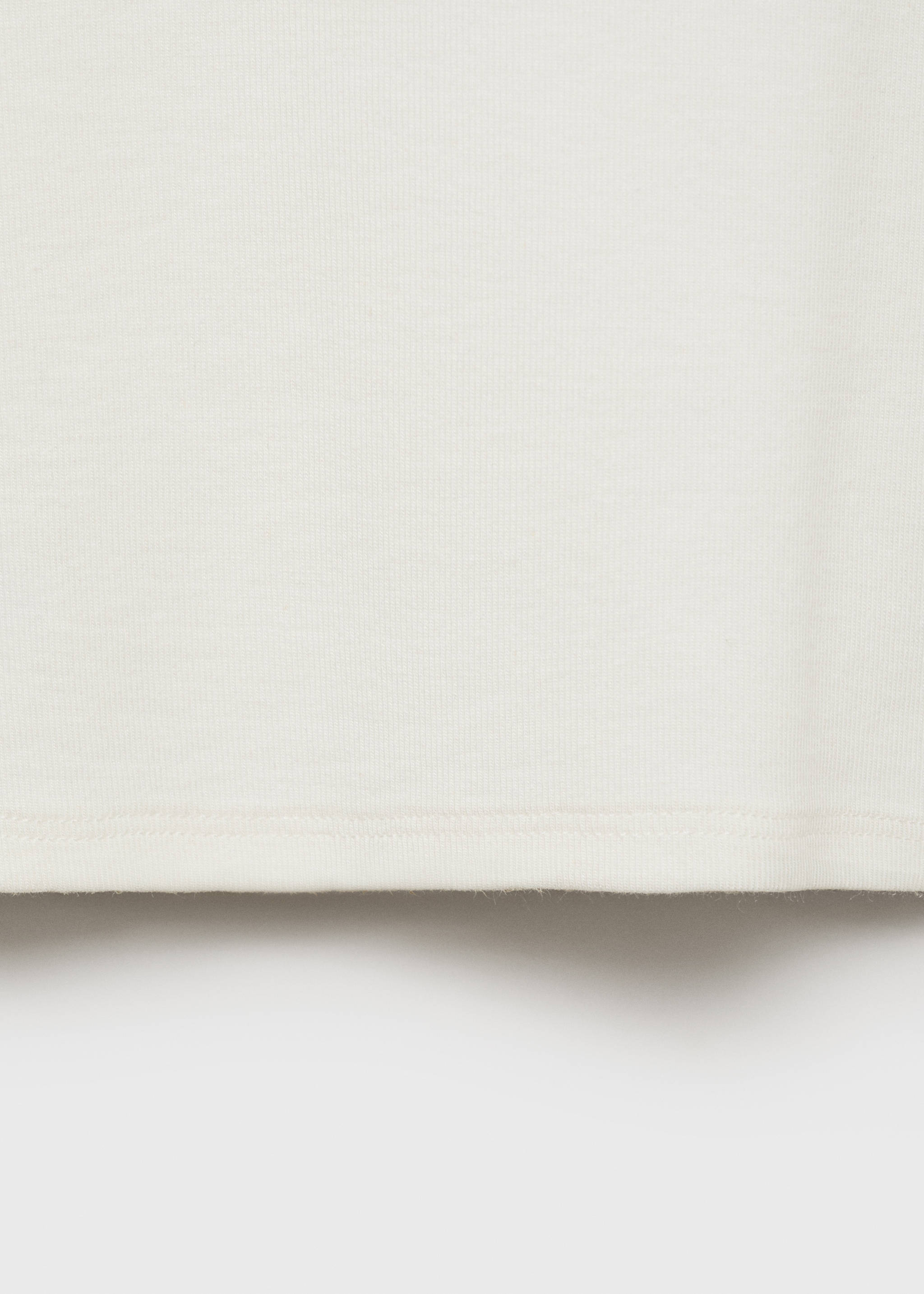 T-shirt cropped justa - Pormenor do artigo 0