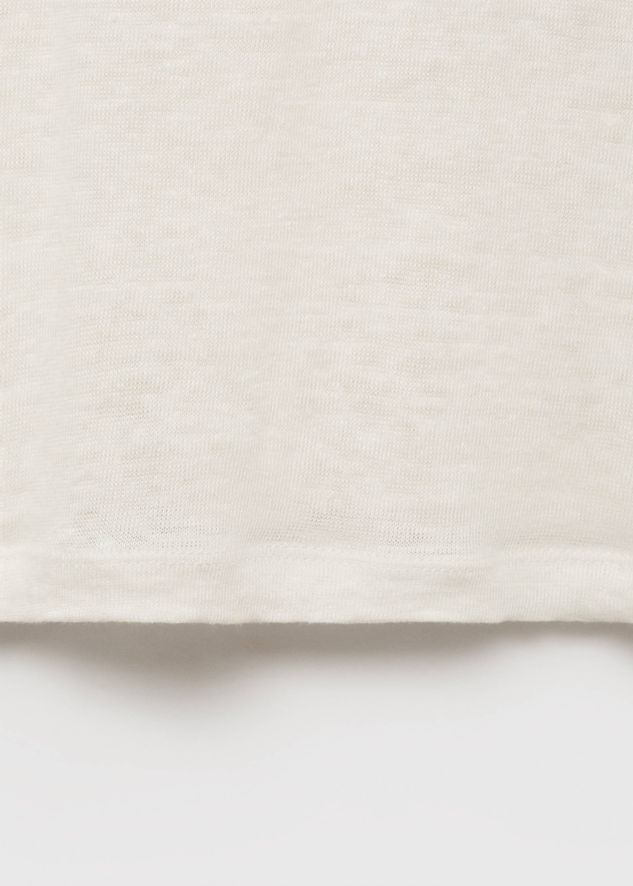 Camiseta lino manga corta - Detalle del artículo 0