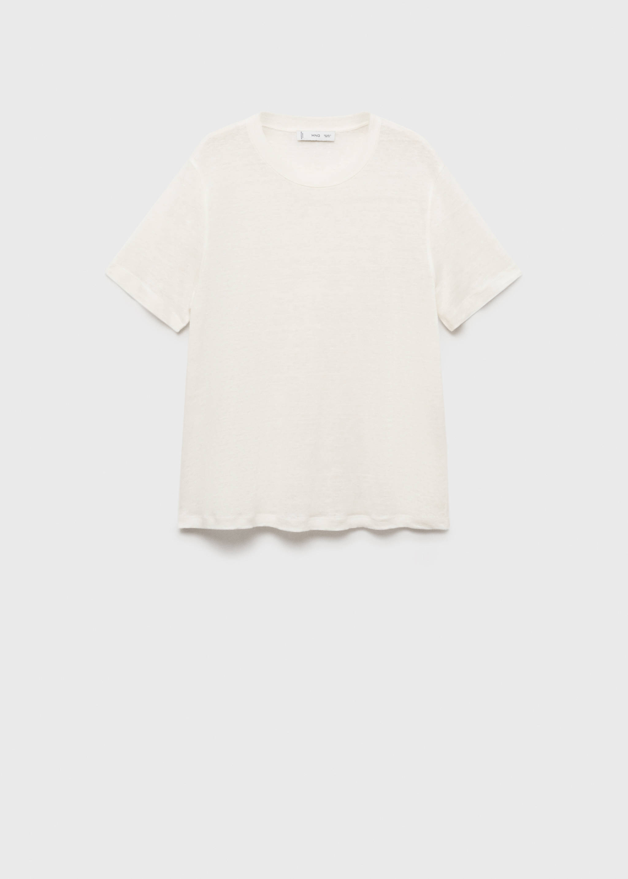 Camiseta lino manga corta - Artículo sin modelo