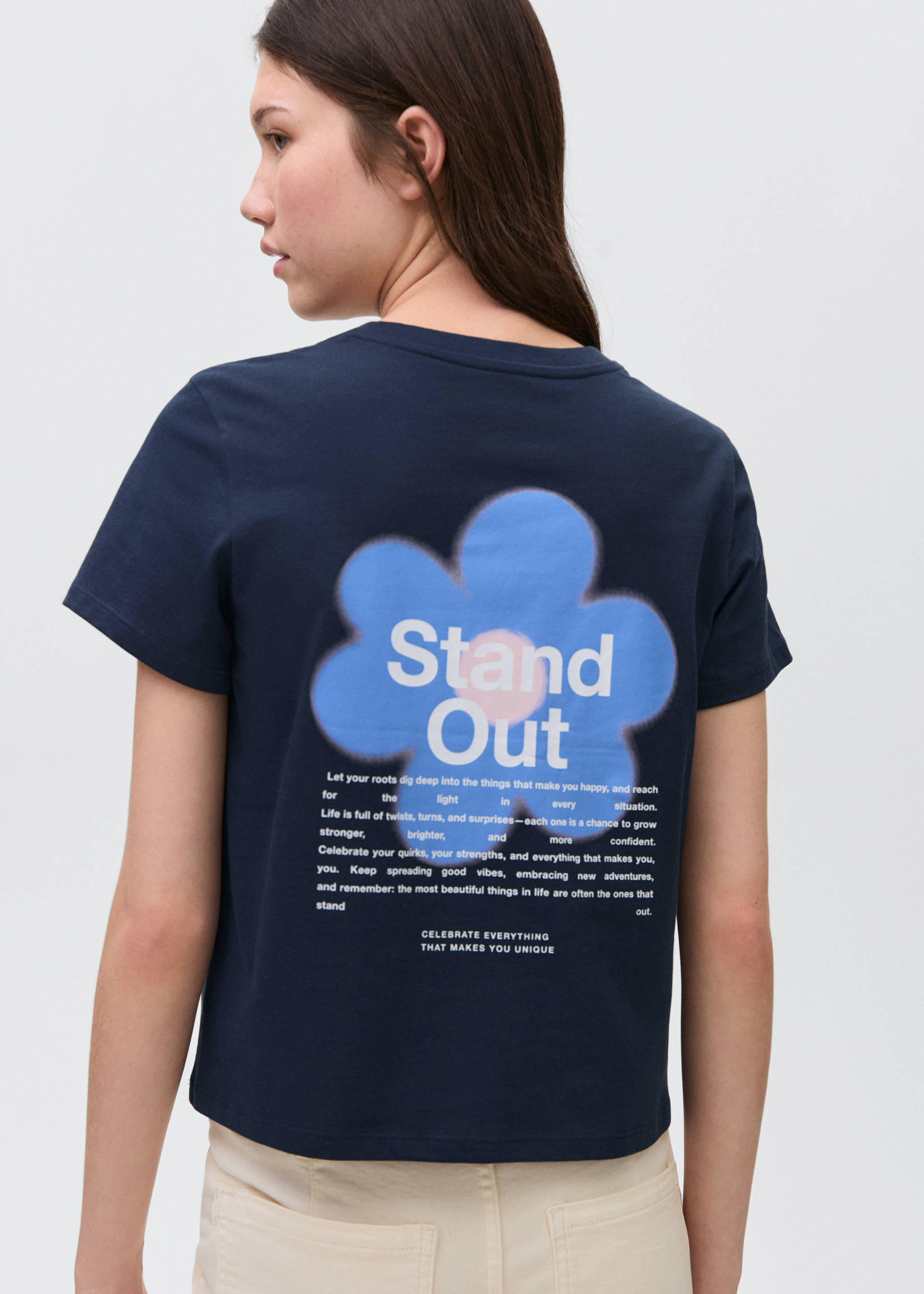 T-shirt imprimé manches courtes - Verso de l’article