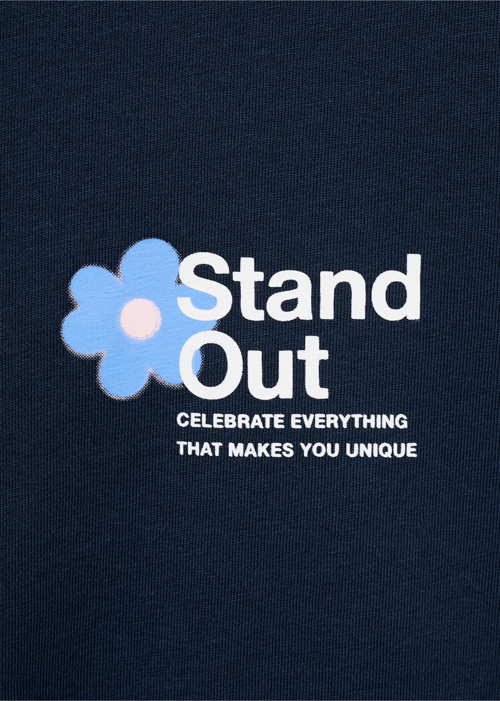 Short-sleeved printed t-shirt - Details of the article 8, Dark Navy. Ref: 87006349-00.