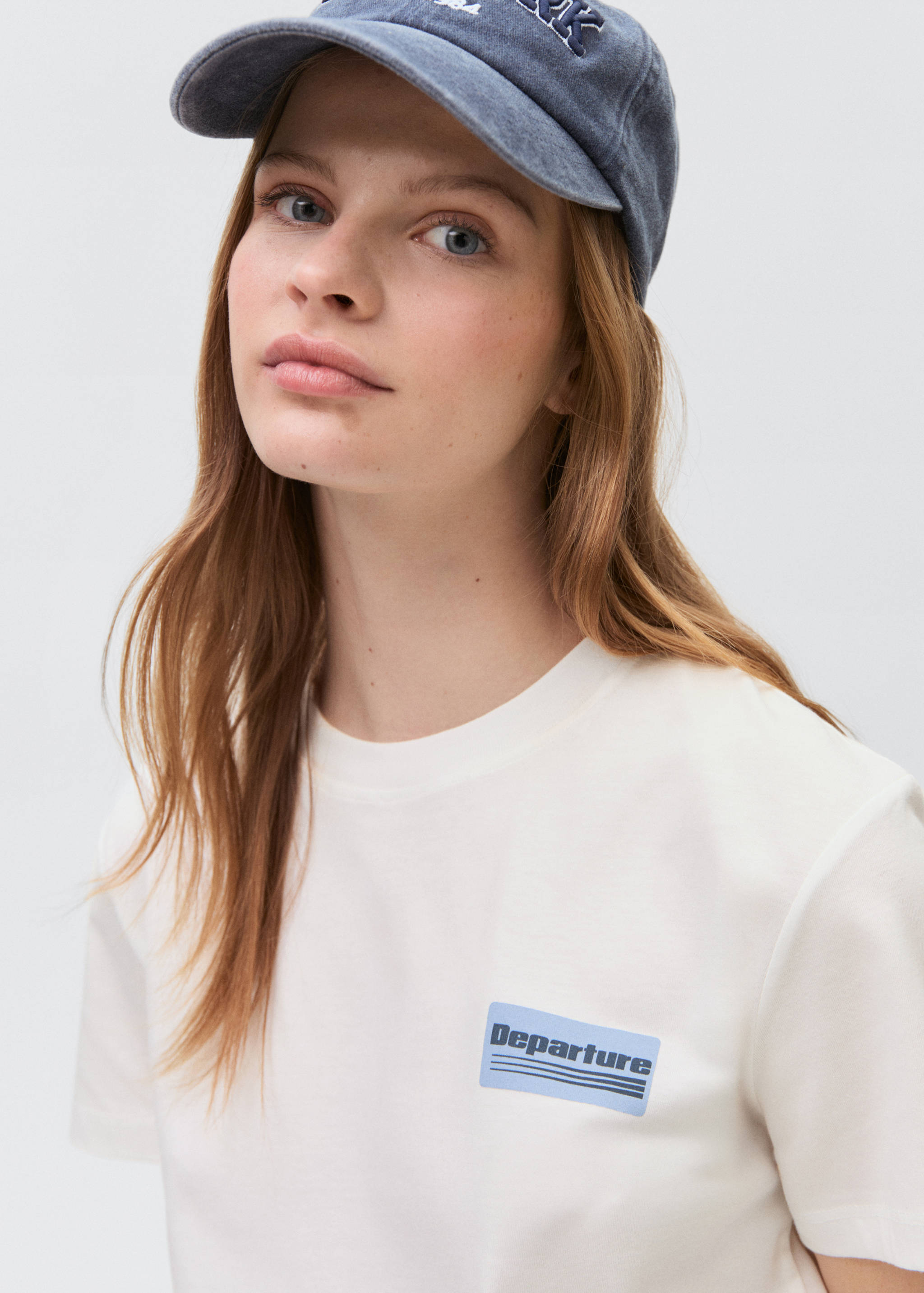 Bedrucktes Baumwoll-T-Shirt - Detail des Artikels 1