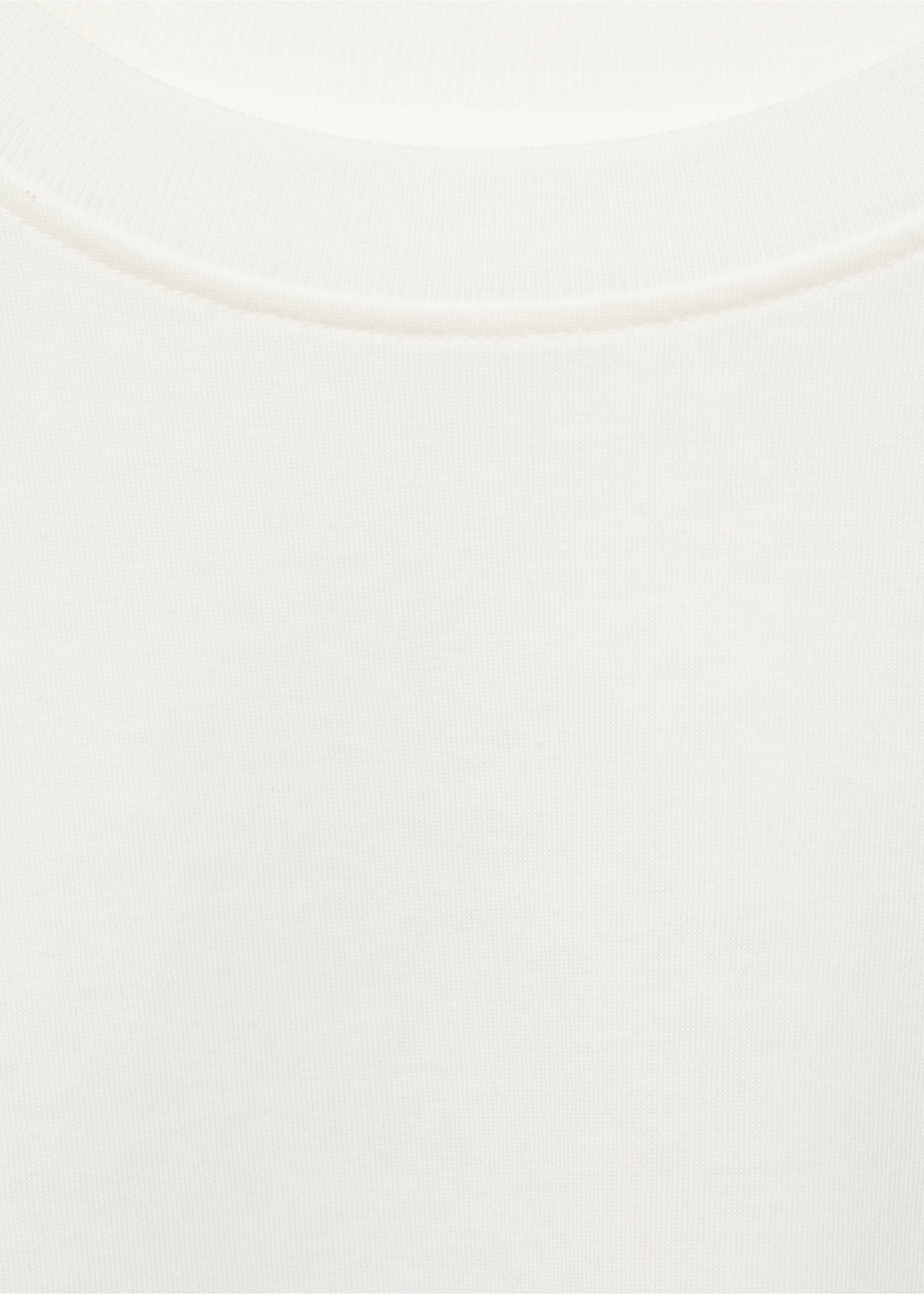 Bedrucktes Baumwoll-T-Shirt - Detail des Artikels 8, Cremeweiß. Ref: 87006351-00.