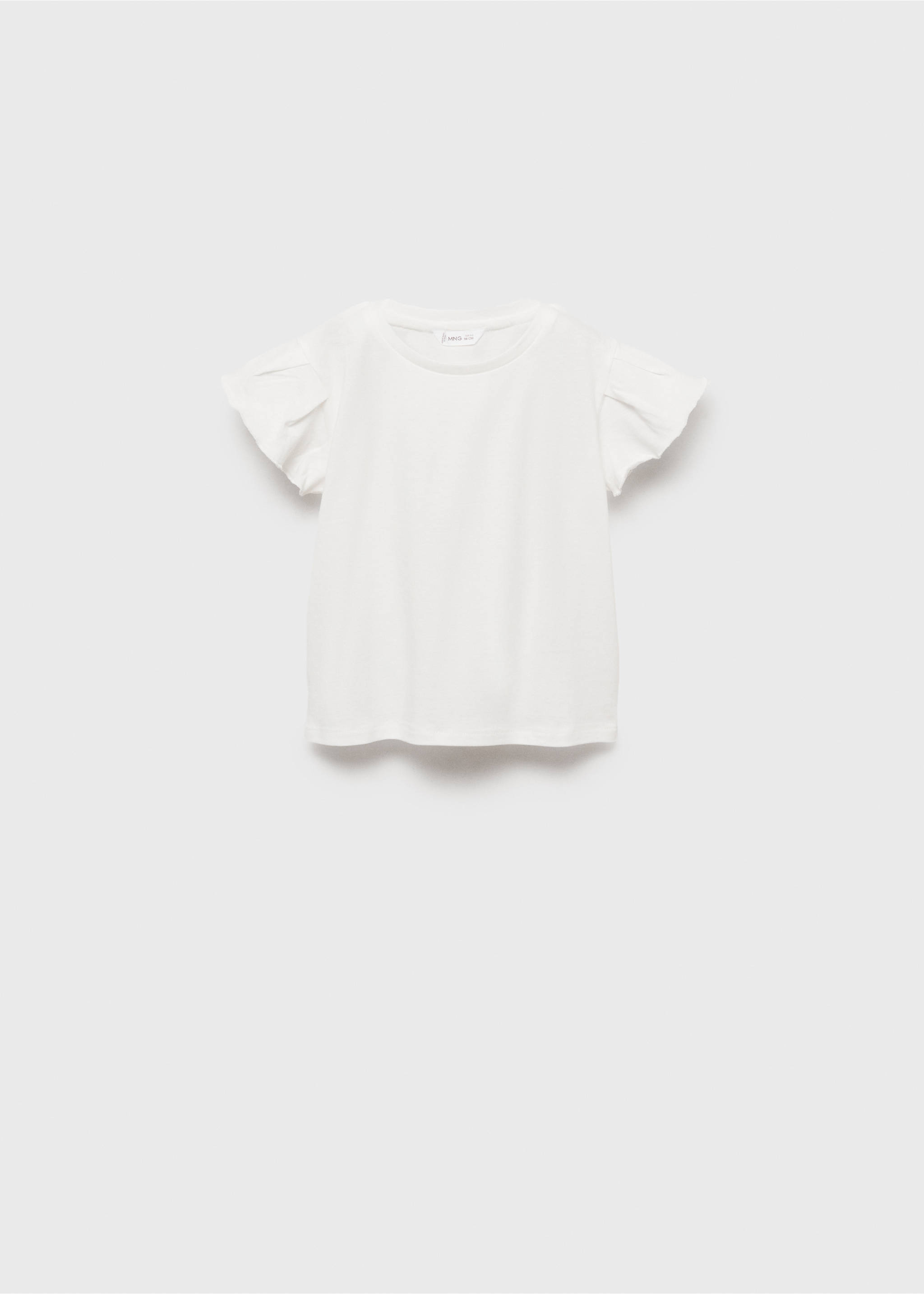 Short-sleeved cotton t-shirt - Article without model, Off White. Ref: 87006353-00.