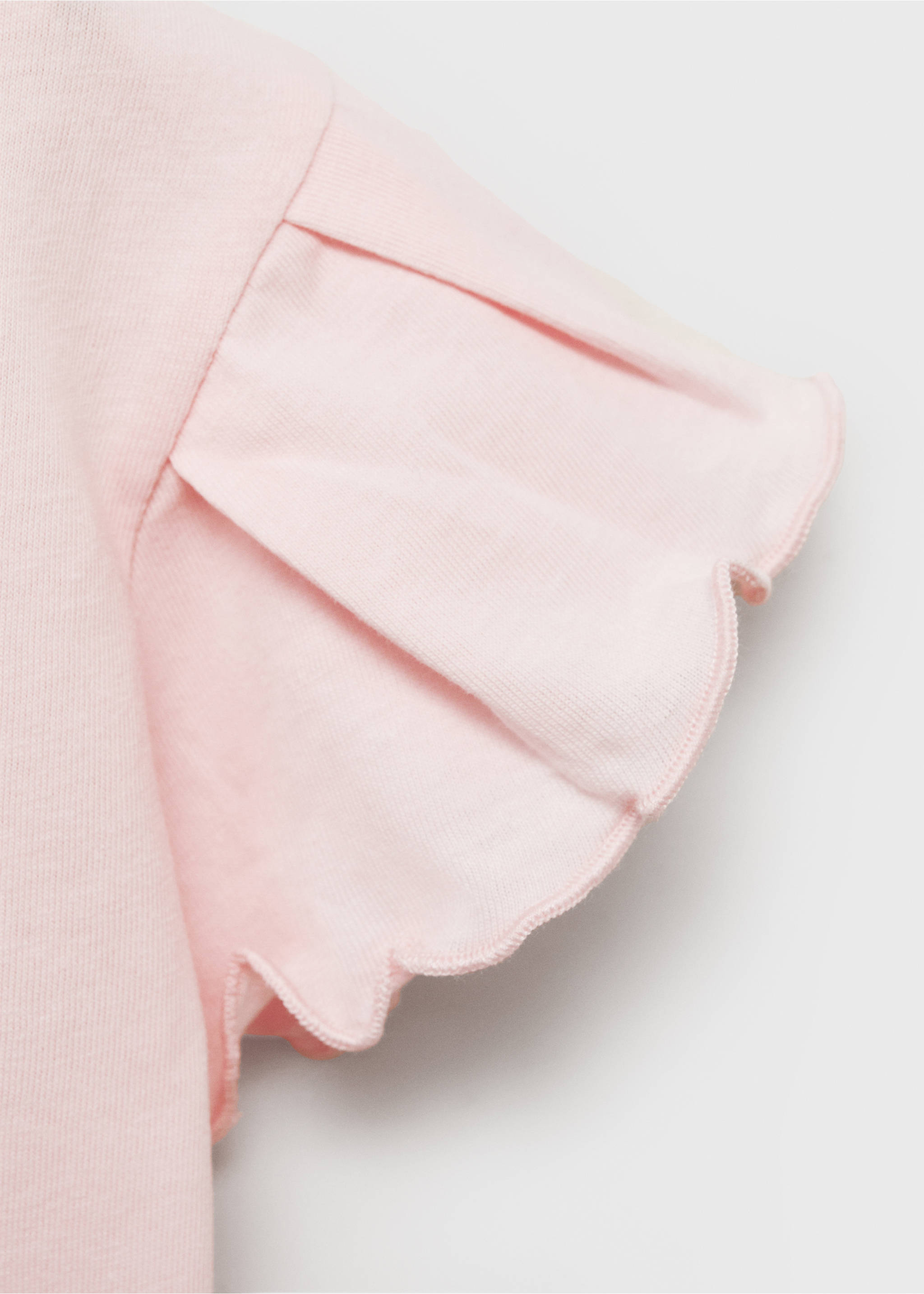 Katoenen T-shirt met korte mouwen - Detail van het artikel 8, Roze. Ref: 87006353-00.