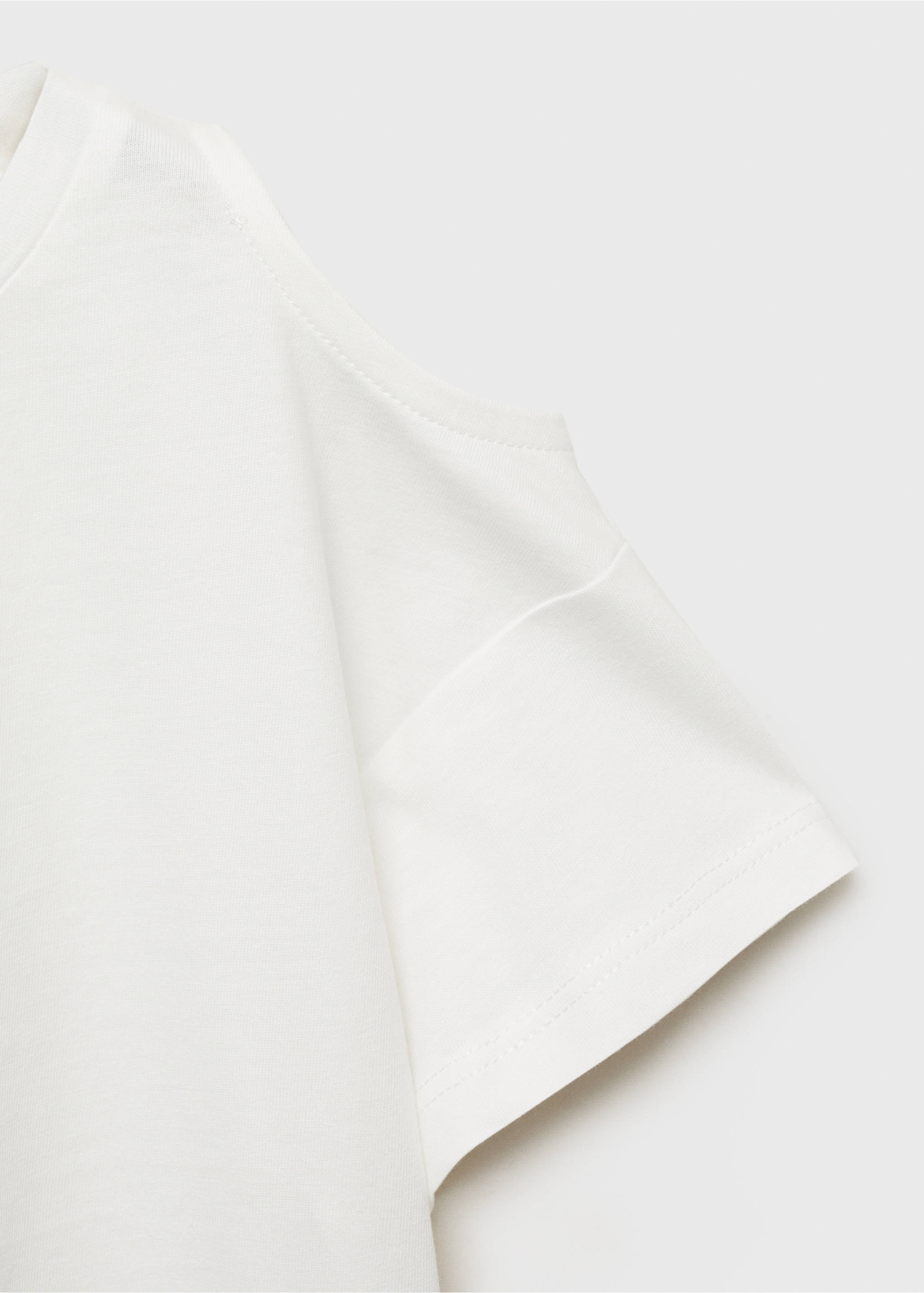 Camiseta cut out - Detalle del artículo 8, Blanco roto. Ref: 87006354-00.
