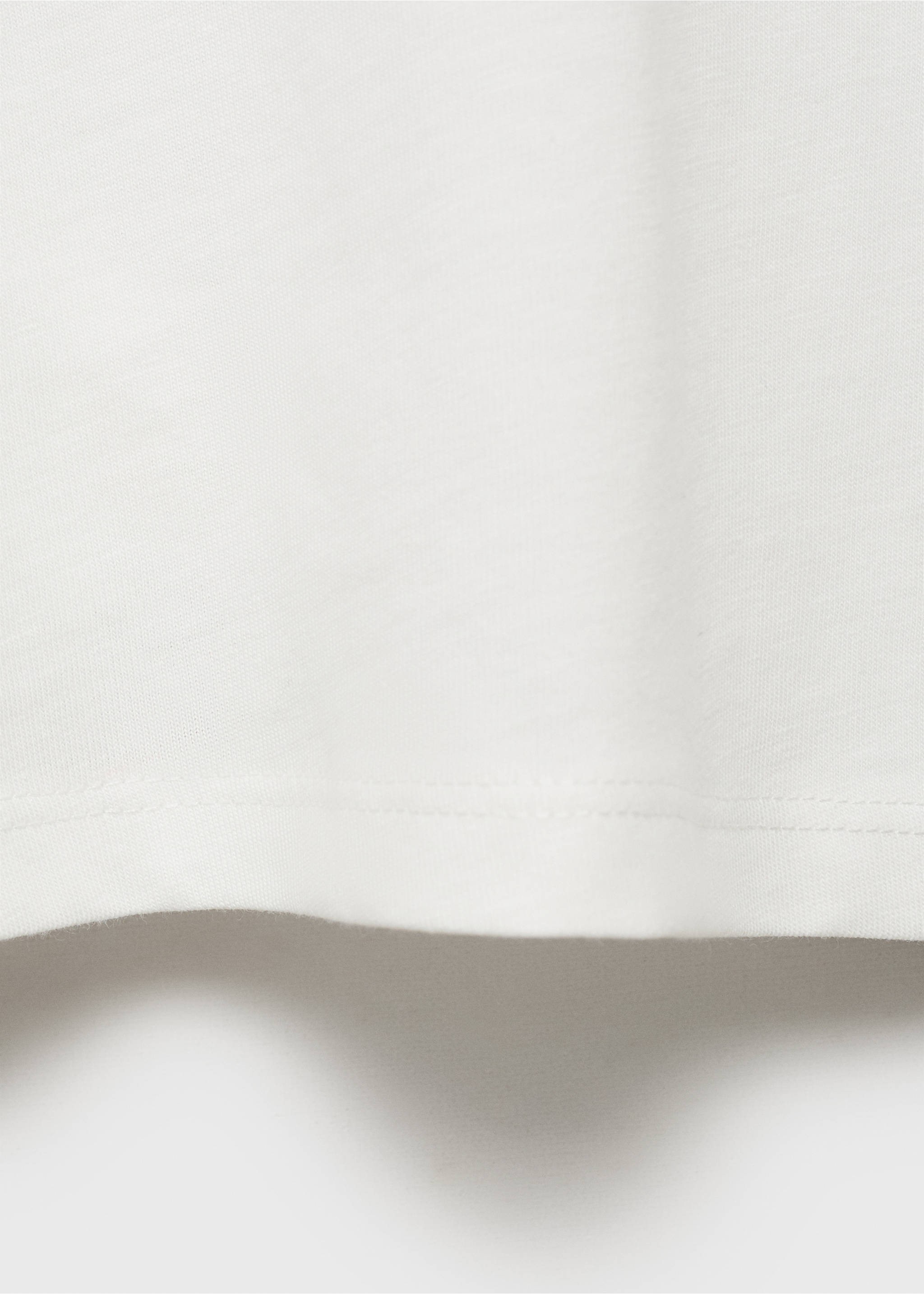 Camiseta cut out - Detalle del artículo 0, Blanco roto. Ref: 87006354-00.