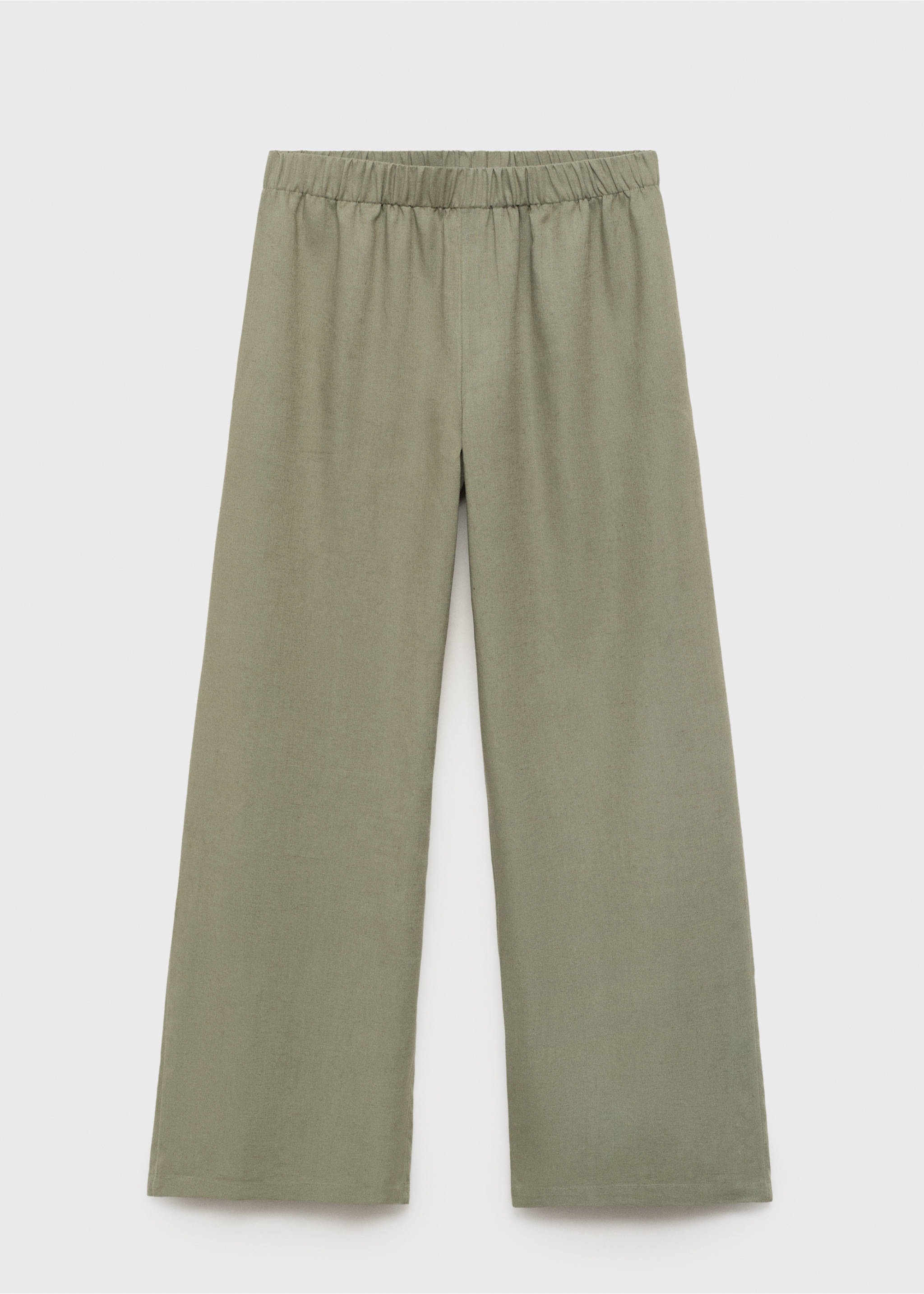 Gerade Leinenhose - Artikel ohne Model, Khaki. Ref: 87006356-00.