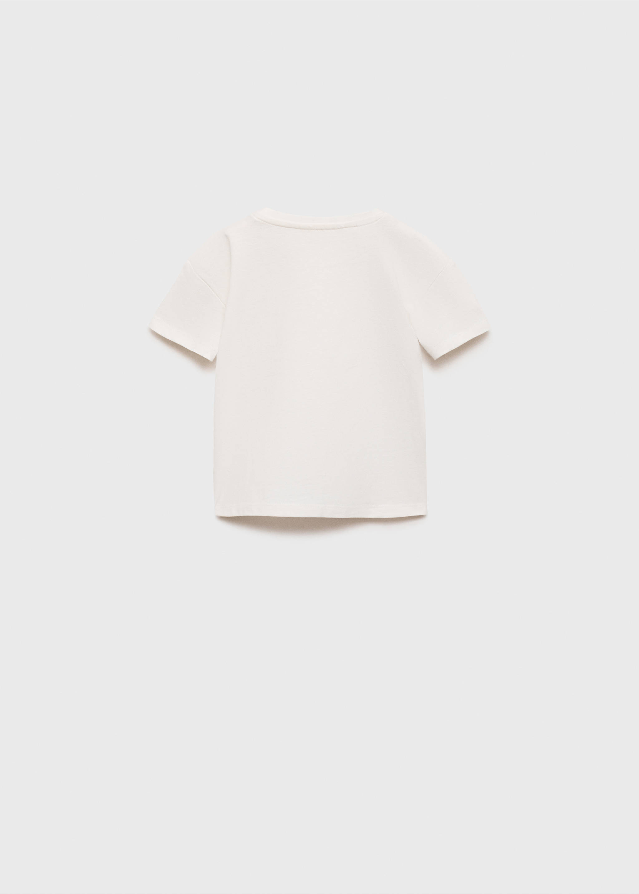 Print T-shirt - Reverse of the article, Off White. Ref: 87006361-00.