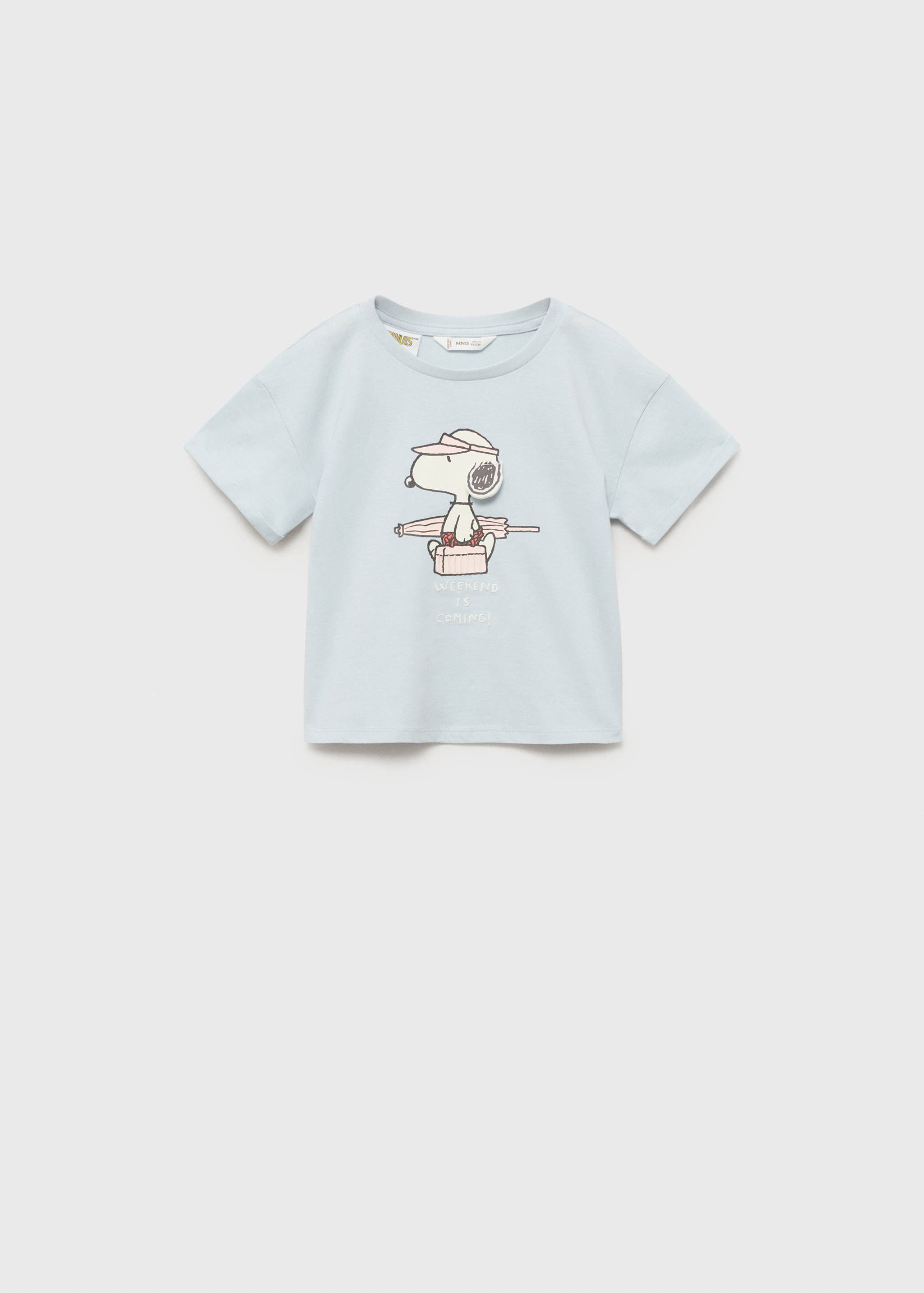 T-shirt Snoopy-tryck - Artikel utan modell