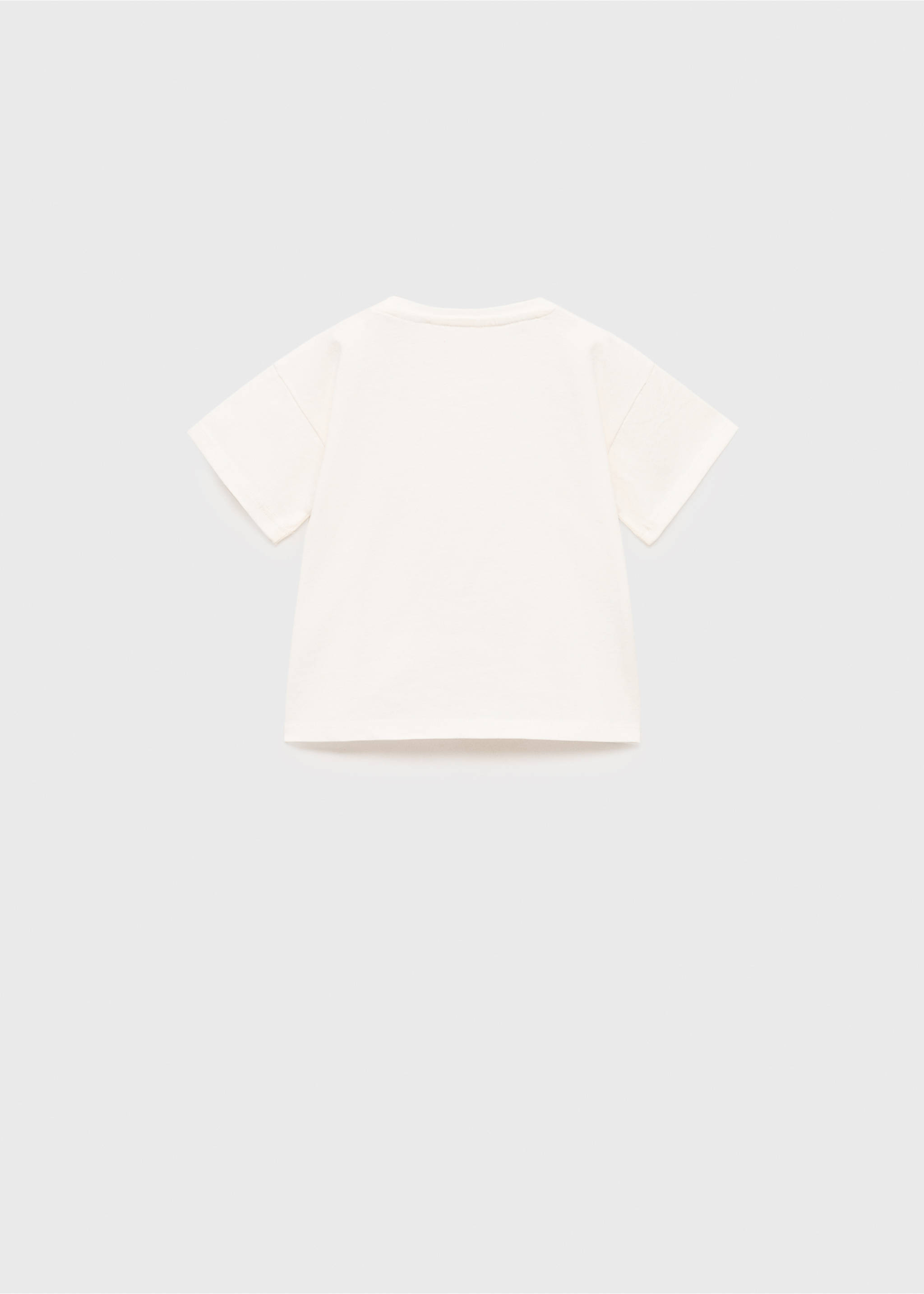 Snoopy printed t-shirt - Reverse of the article, Off White. Ref: 87006364-00.