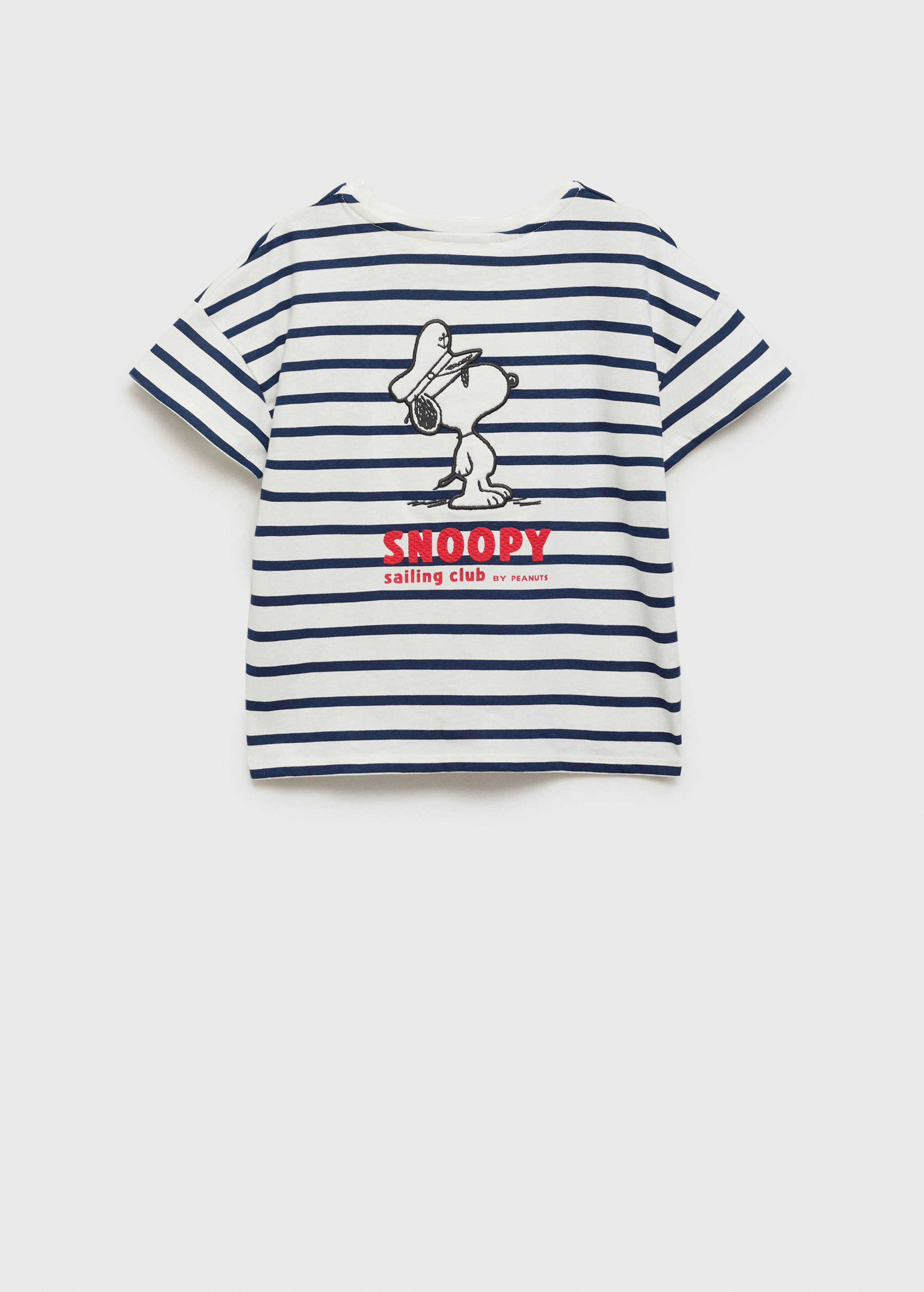 T-shirt Snoopy à rayures nœud - Verso de l’article