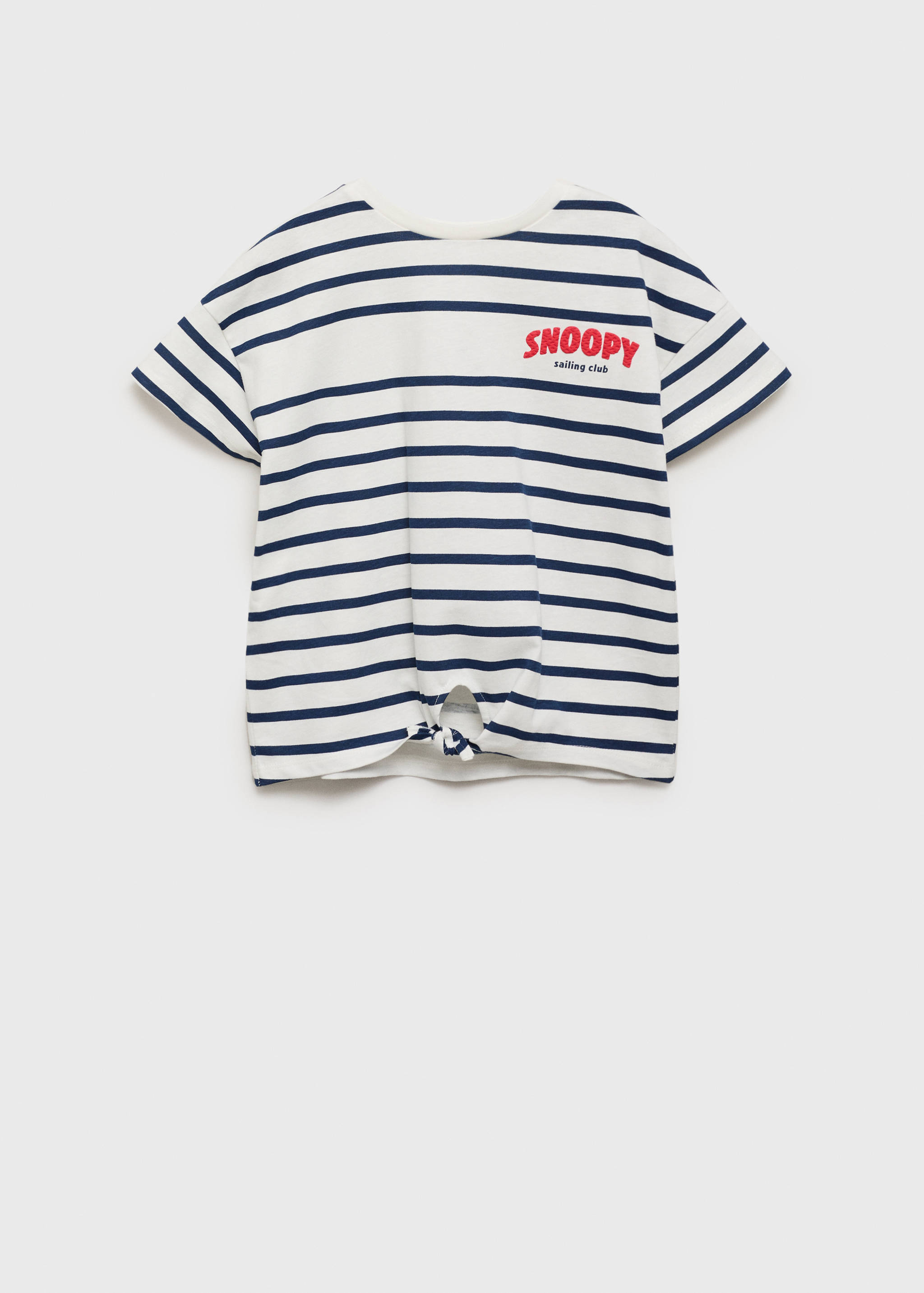 T-shirt Snoopy à rayures nœud - Article sans modèle