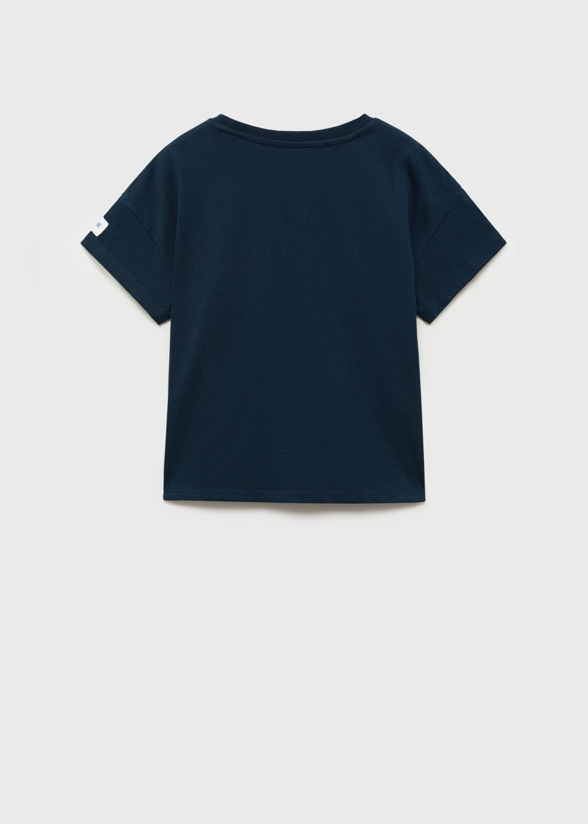 Snoopy printed t-shirt - Reverse of the article, Dark Navy. Ref: 87006366-00.