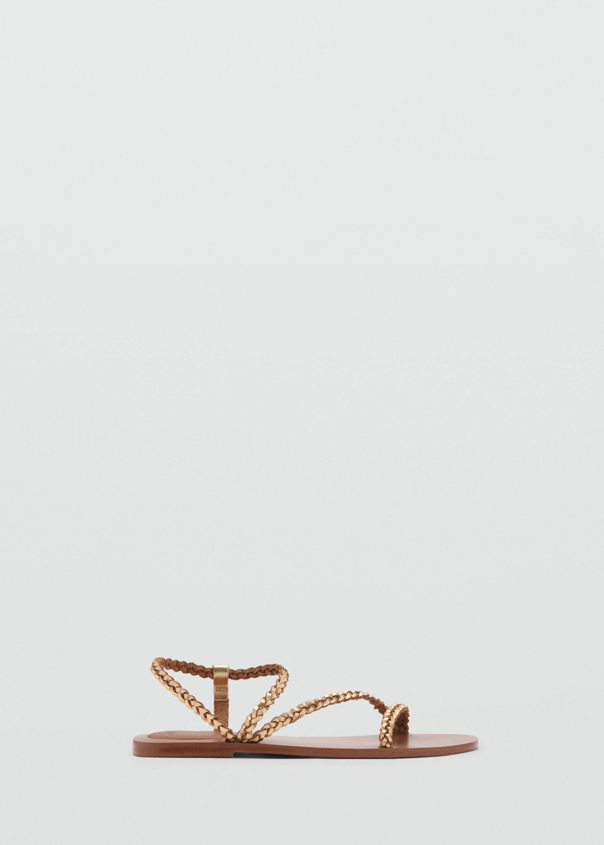 Sandales tressées cuir - Article sans modèle