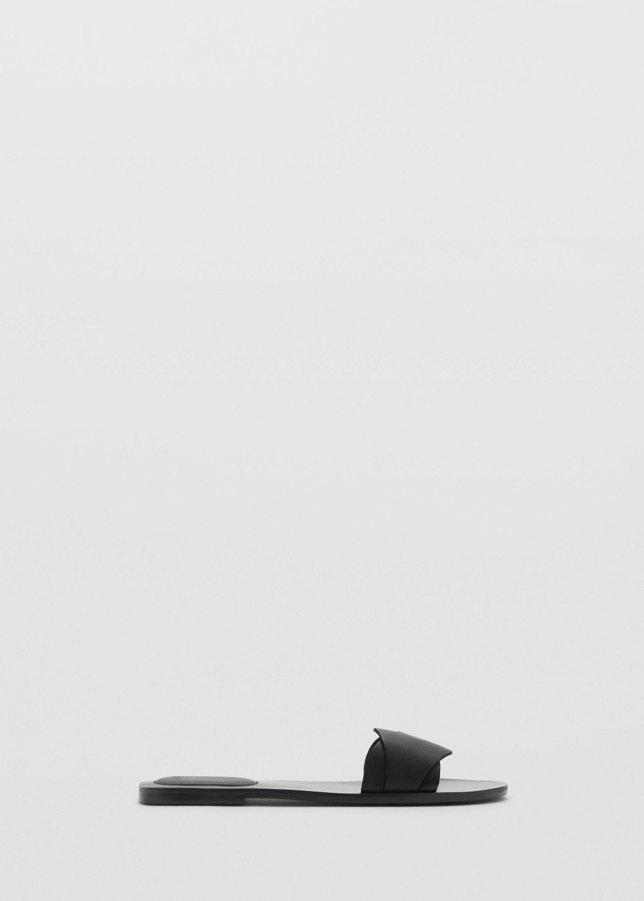 Leather straps sandals - Article without model