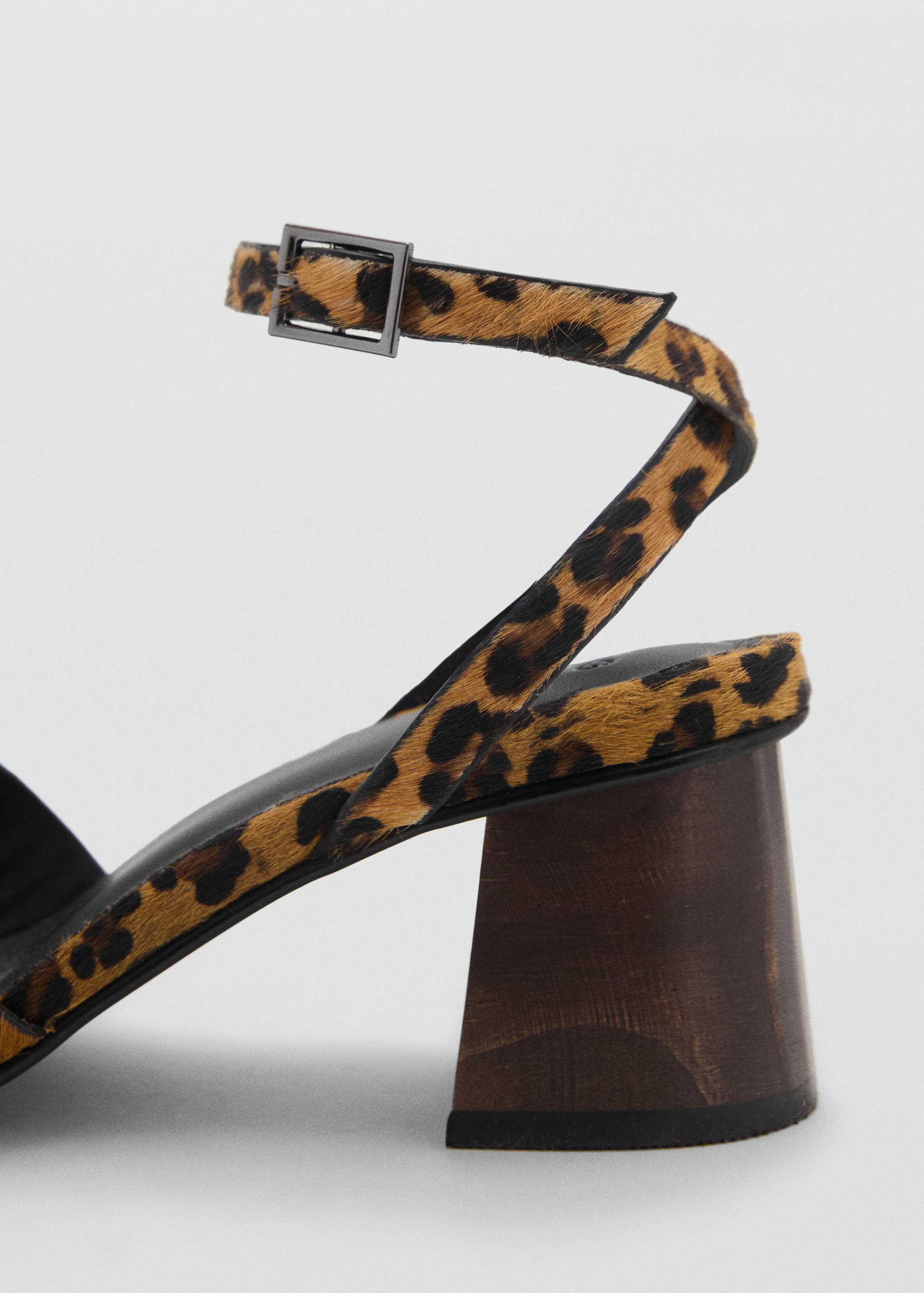 Leopard leather sandals - Details of the article 1