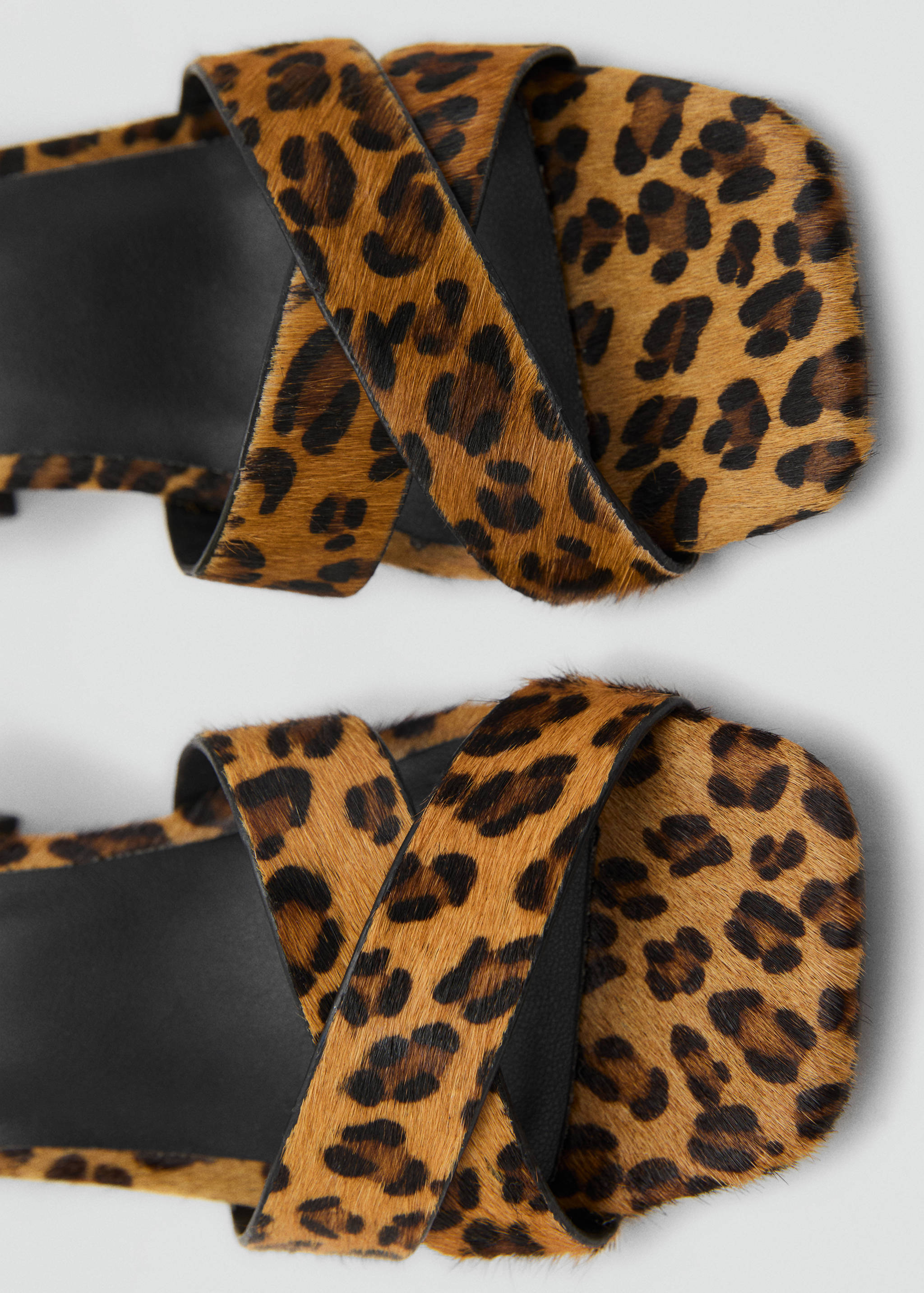 Leopard leather sandals - Details of the article 2