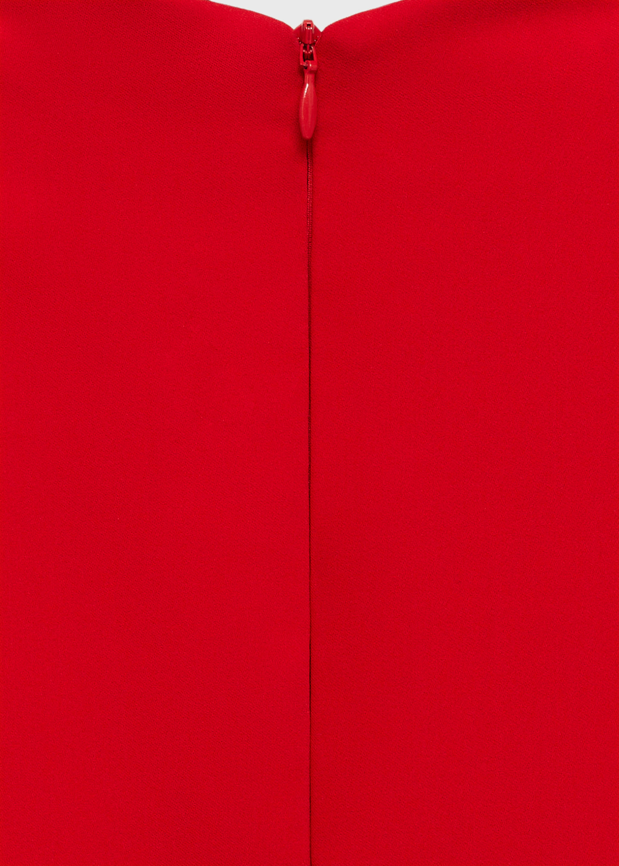 Straight dress with cape collar - Details of the article 0