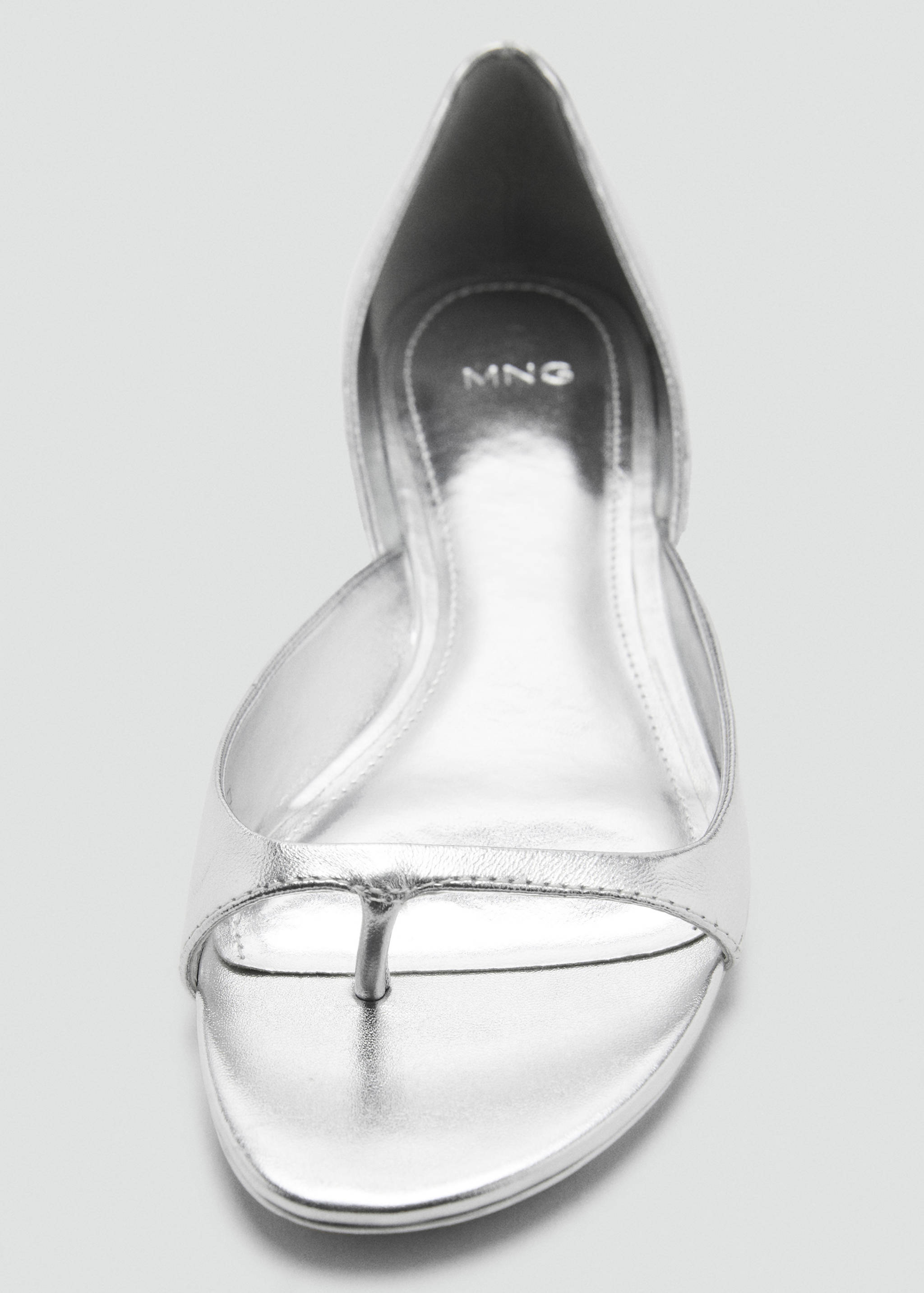 Metallic leather sandals - Details of the article 1