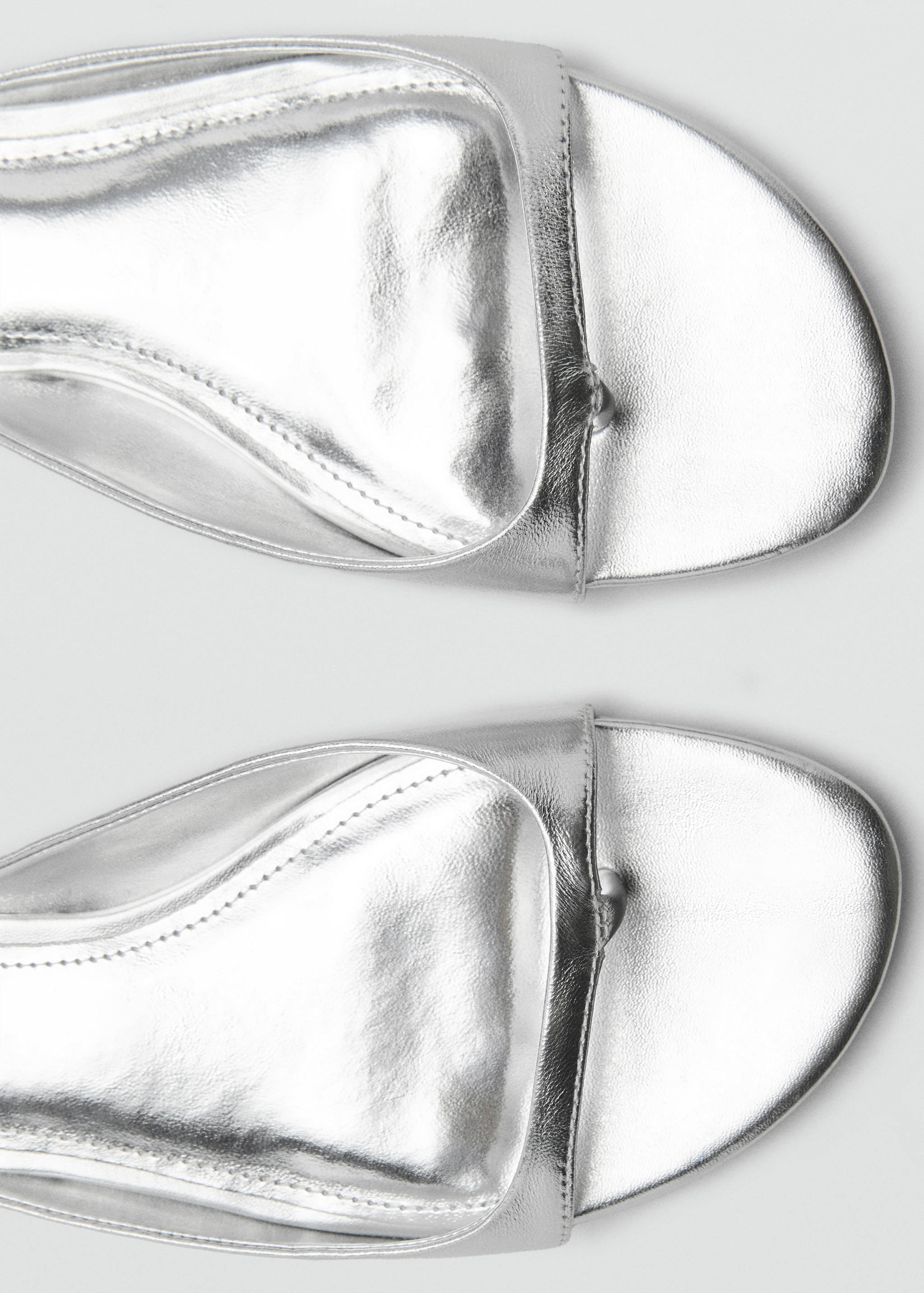 Metallic leather sandals - Details of the article 3