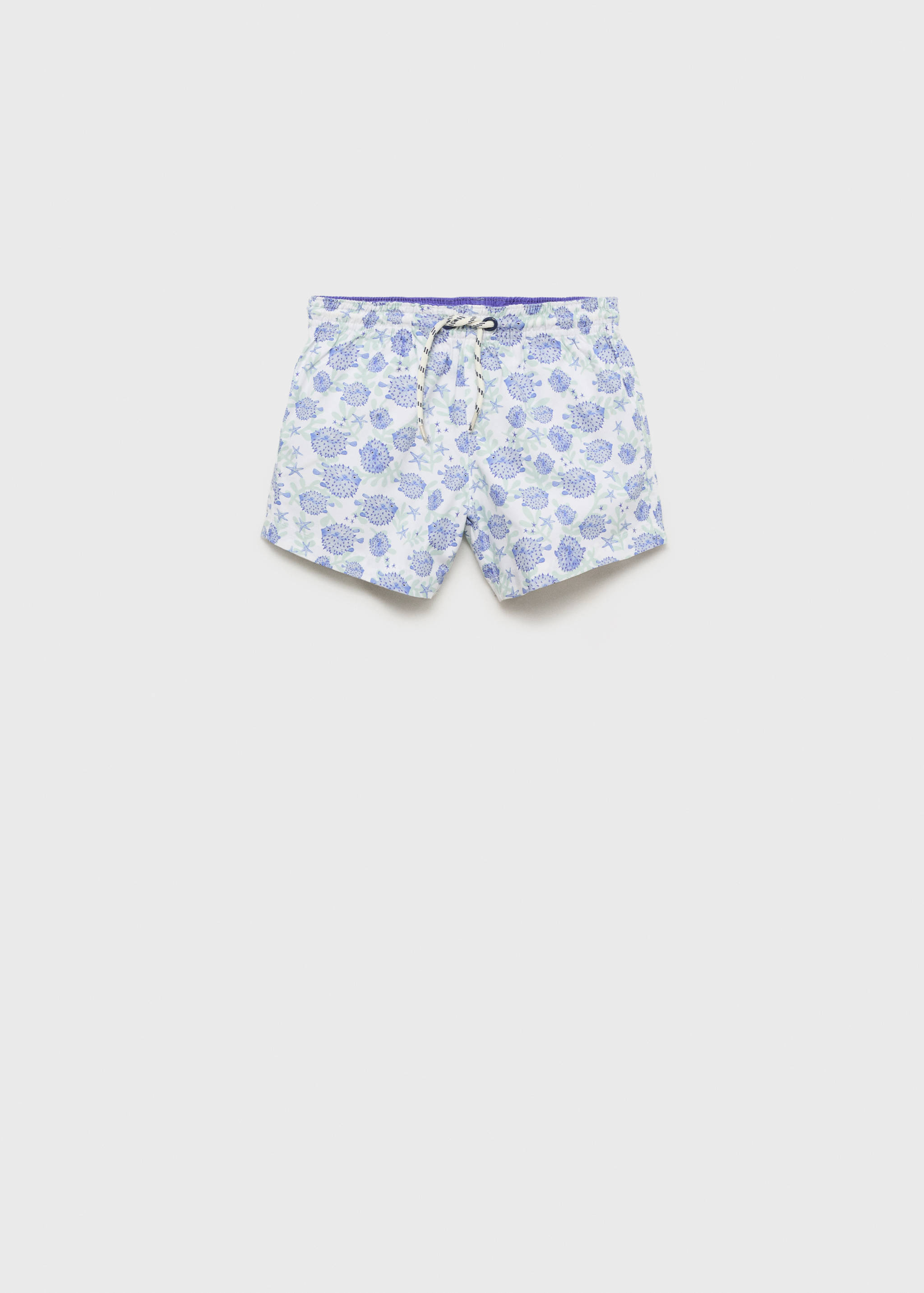 Badeshorts mit maritimem Print - Artikel ohne Model