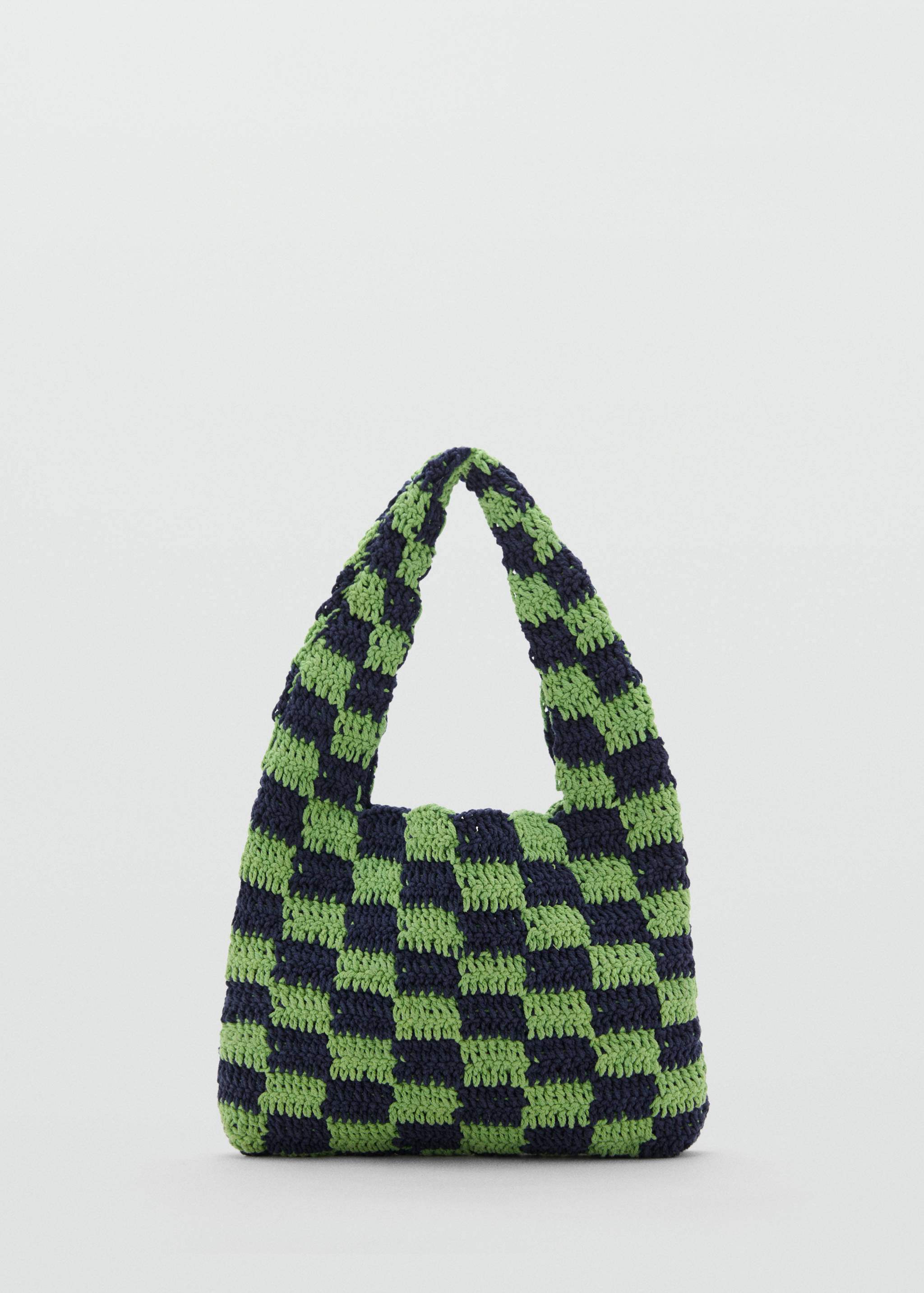 Häkeltasche mit Karo-Muster - Artikel ohne Model