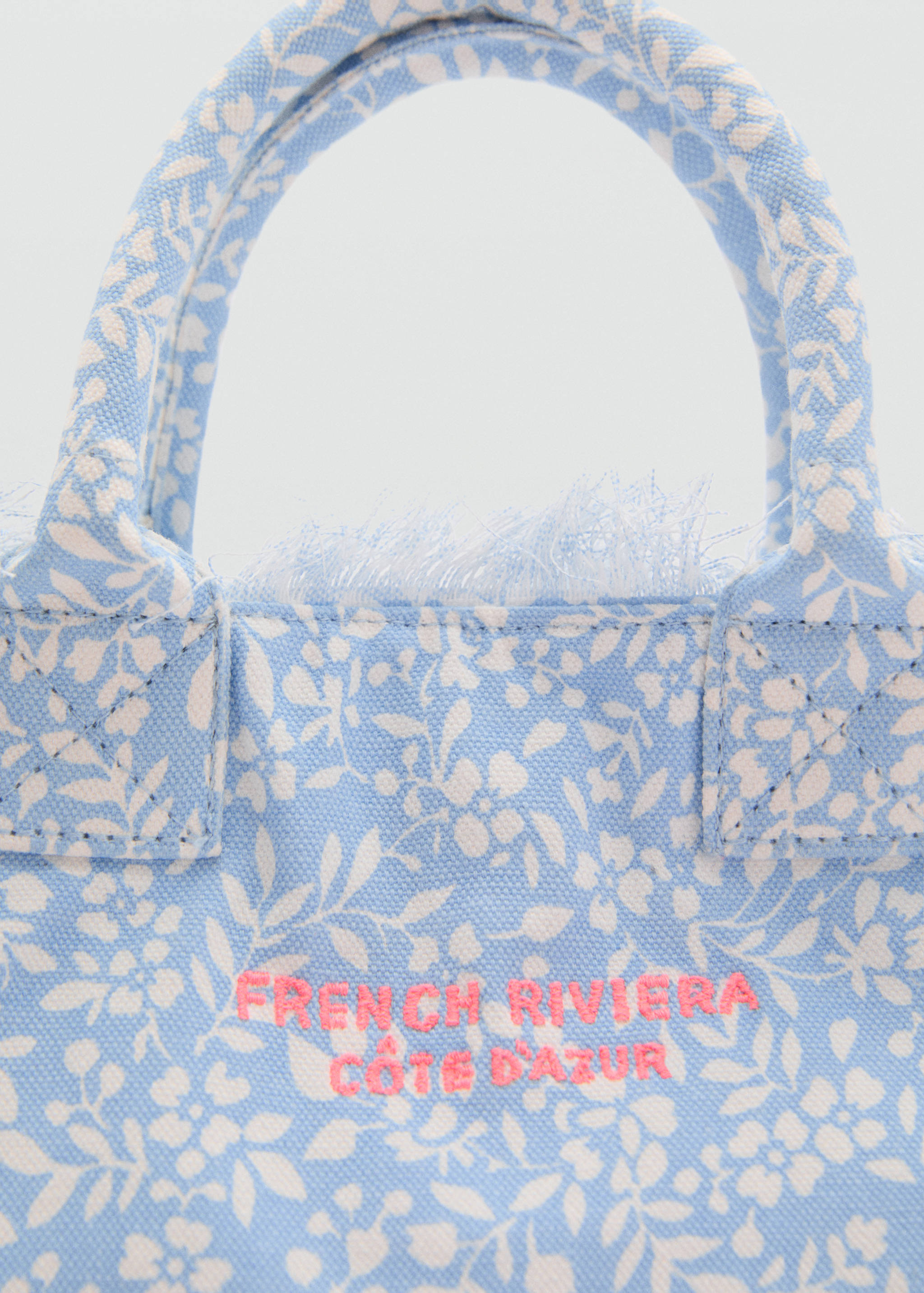 Floral-print mini tote - Details of the article 2