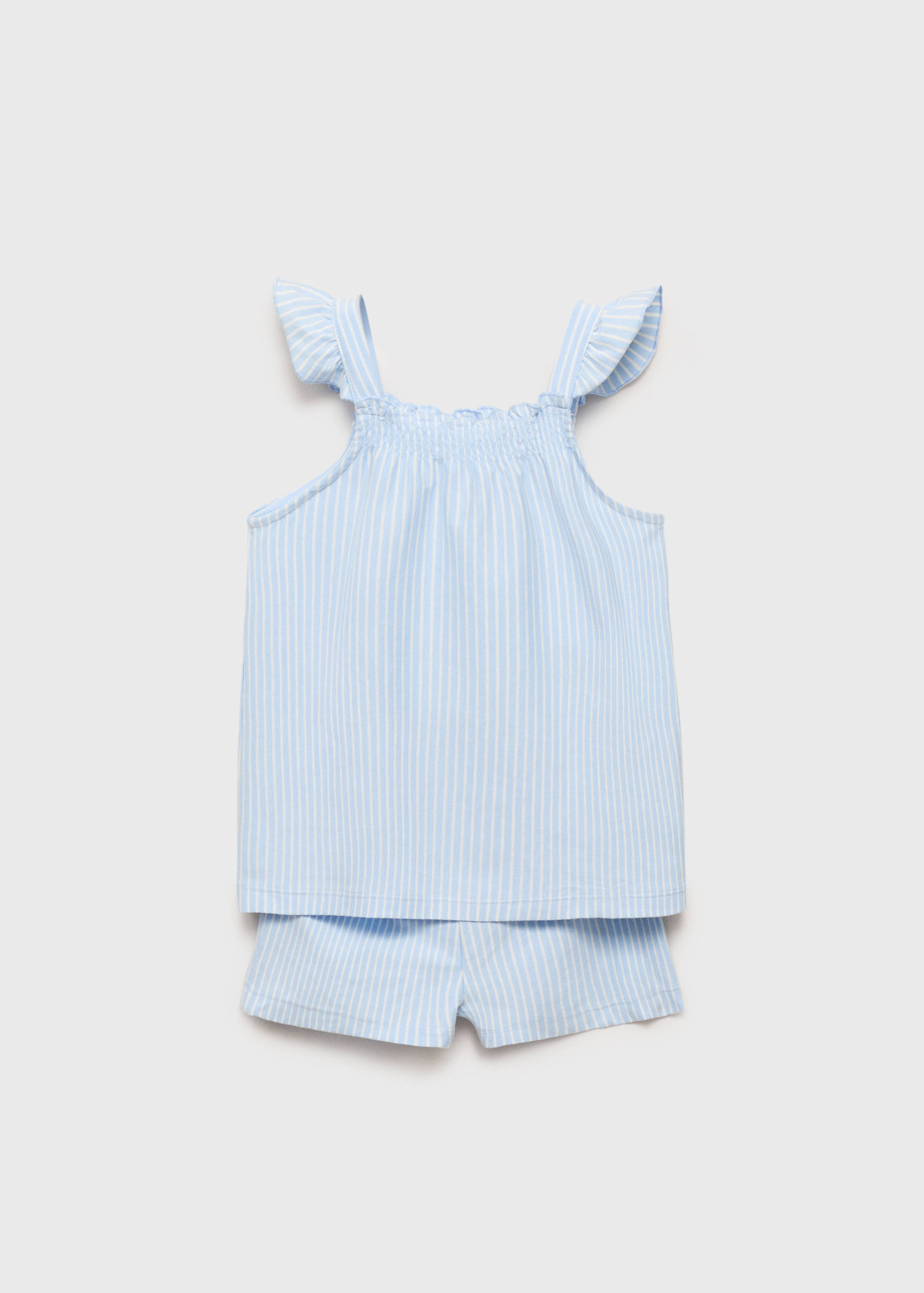 Striped cotton pyjama pack - Reverse of the article