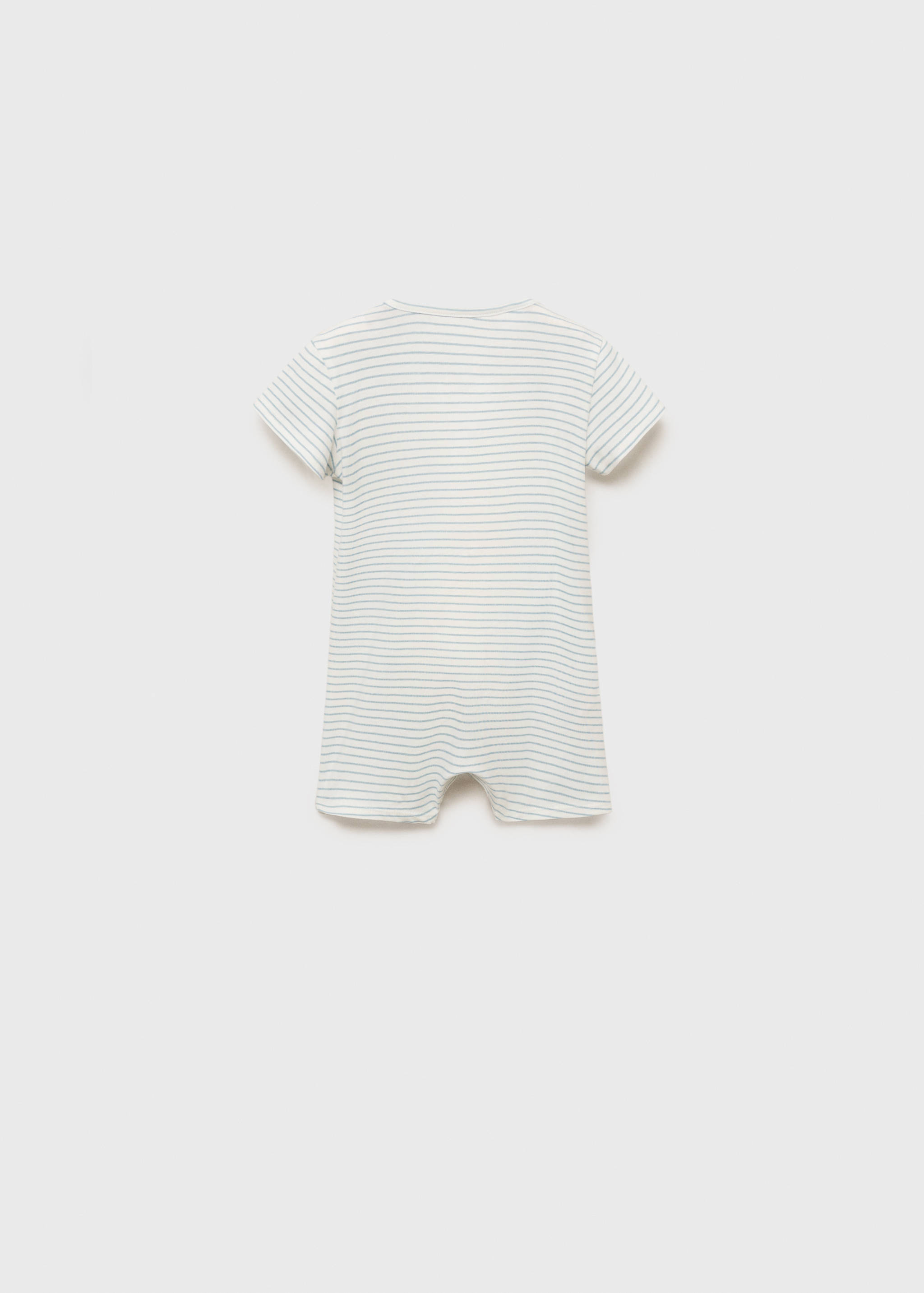 Striped bodysuit pyjamas - Reverse of the article