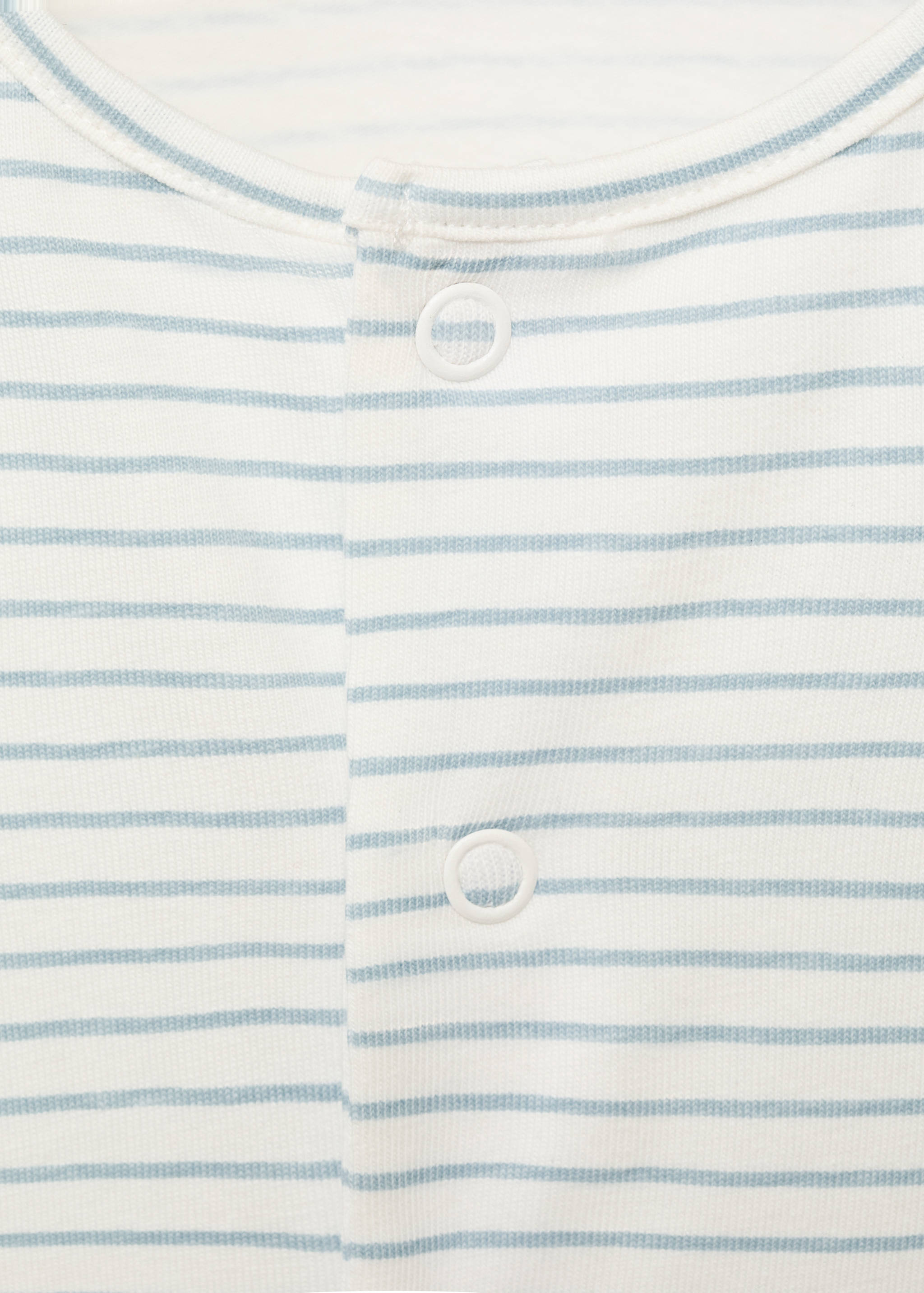 Striped bodysuit pyjamas - Details of the article 8