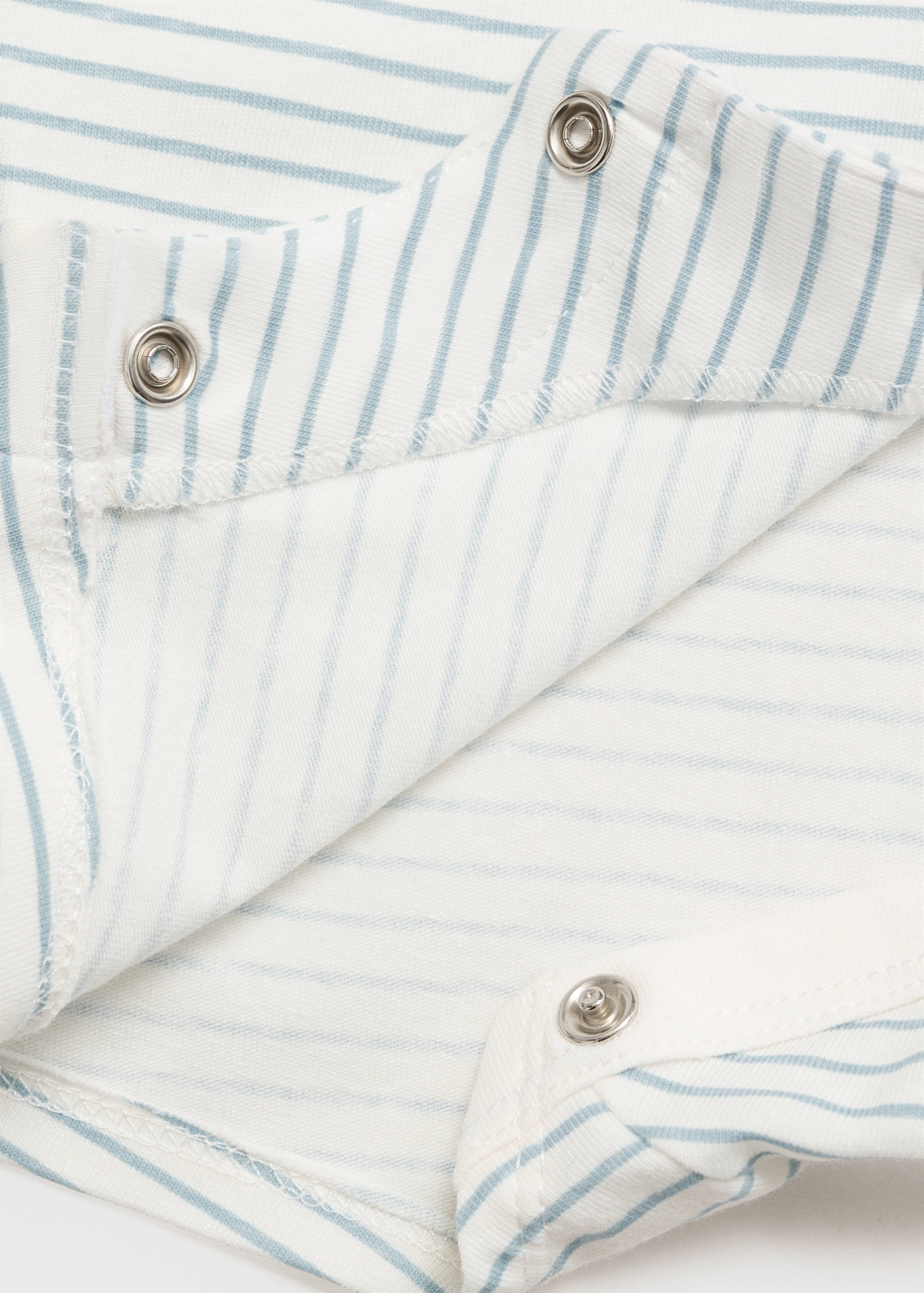 Striped bodysuit pyjamas - Details of the article 0