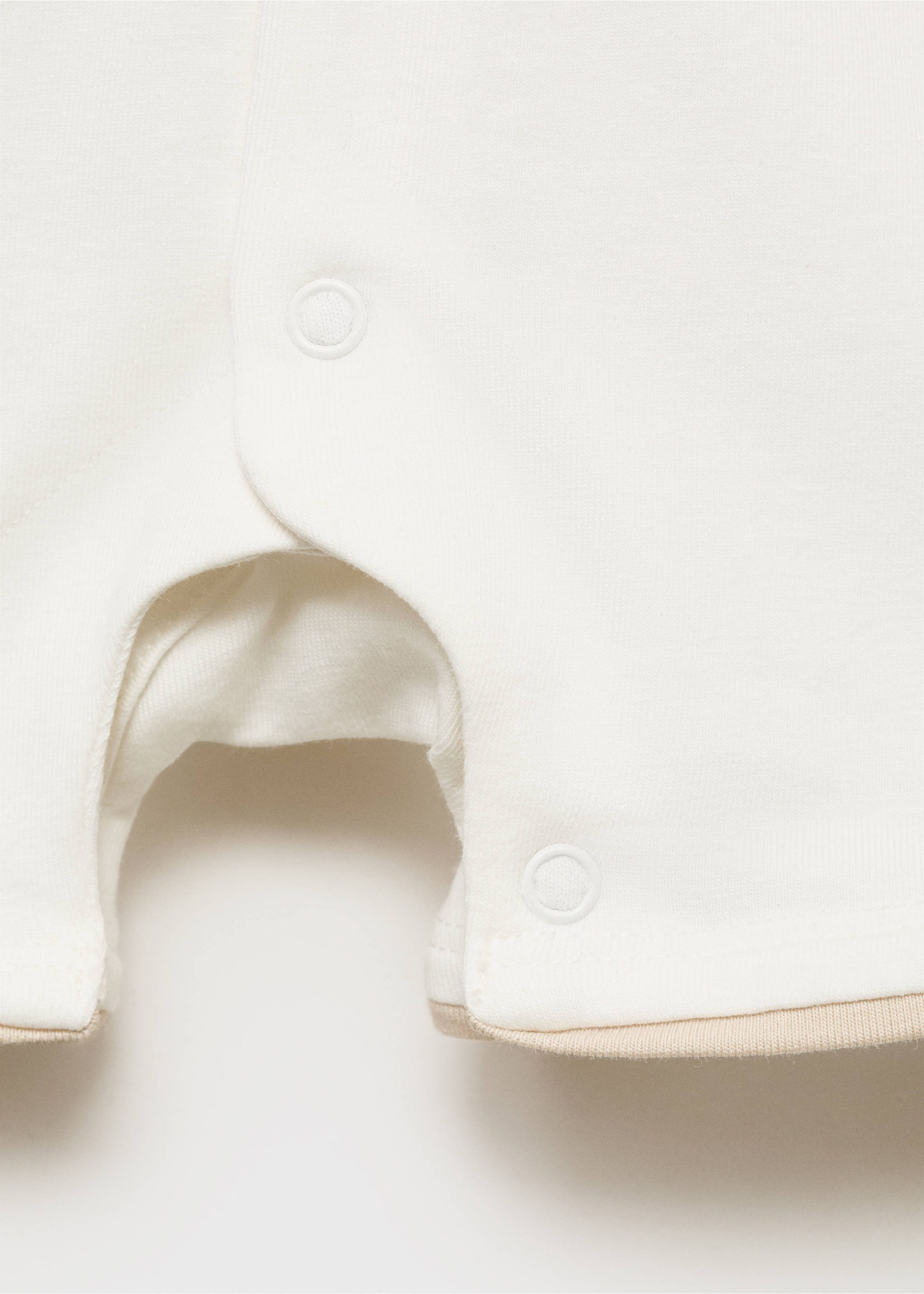 Cotton body pyjamas - Details of the article 8, Sand. Ref: 87006725-00.