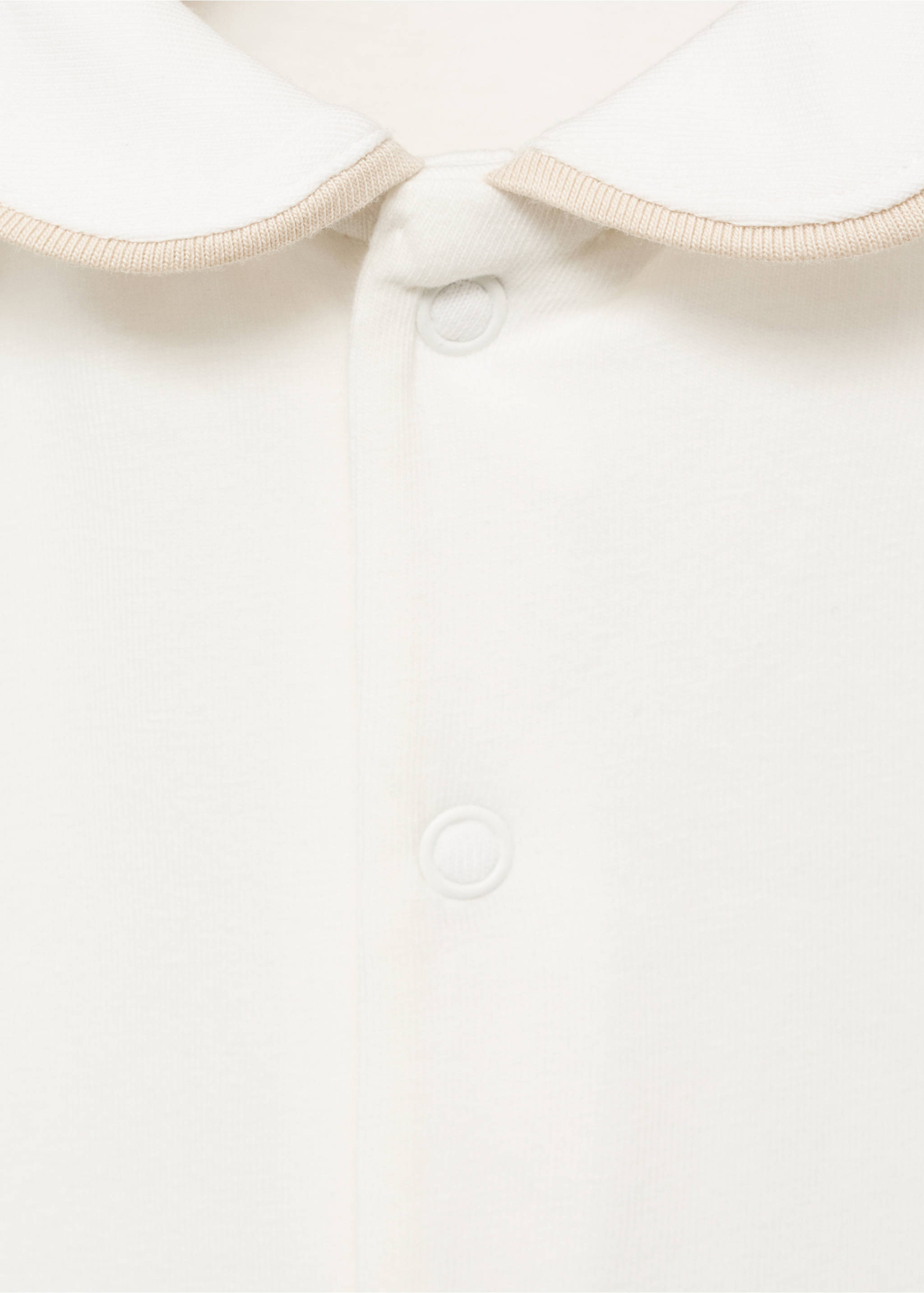 Cotton body pyjamas - Details of the article 0, Sand. Ref: 87006725-00.