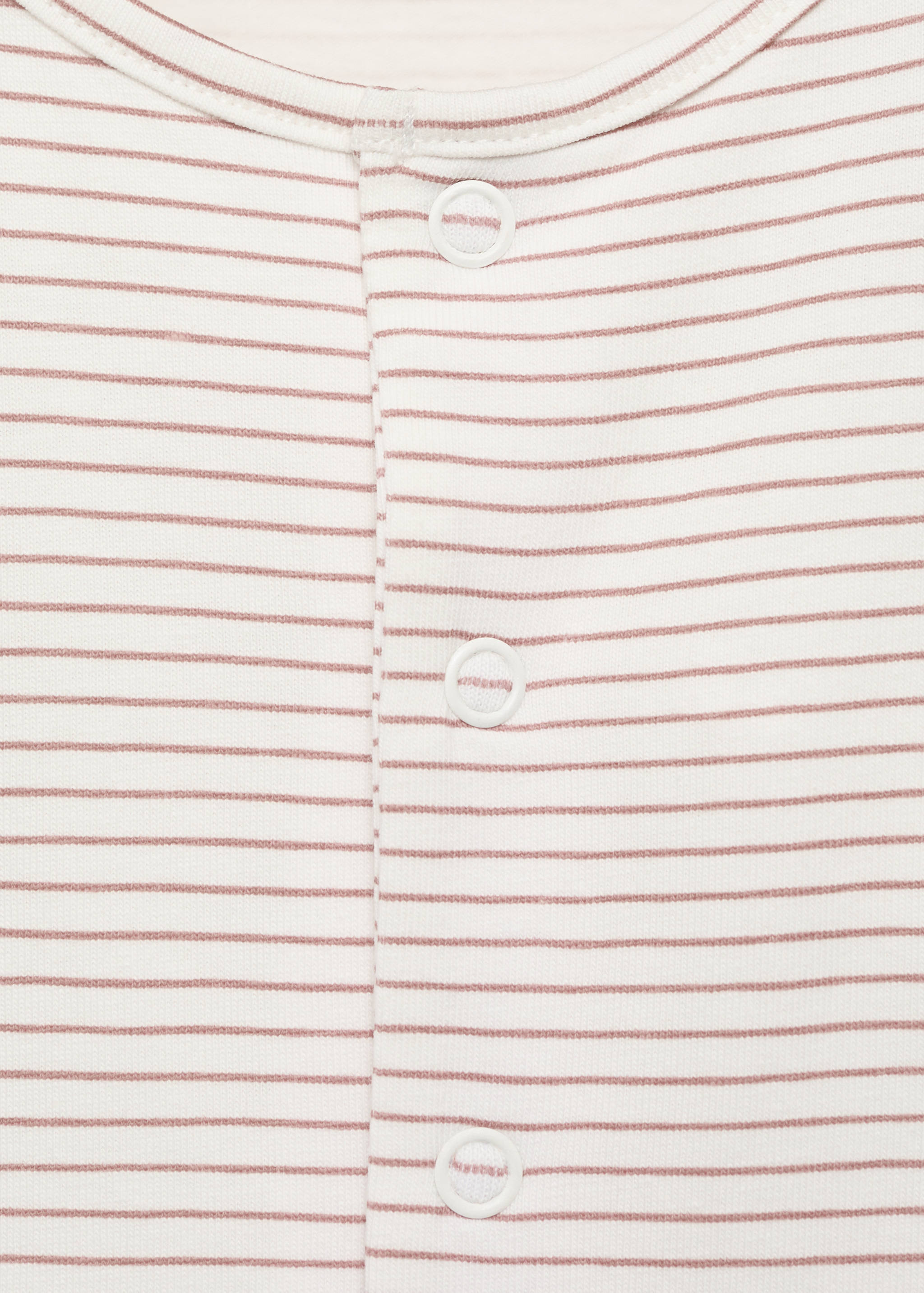 Striped bodysuit pyjamas - Details of the article 8