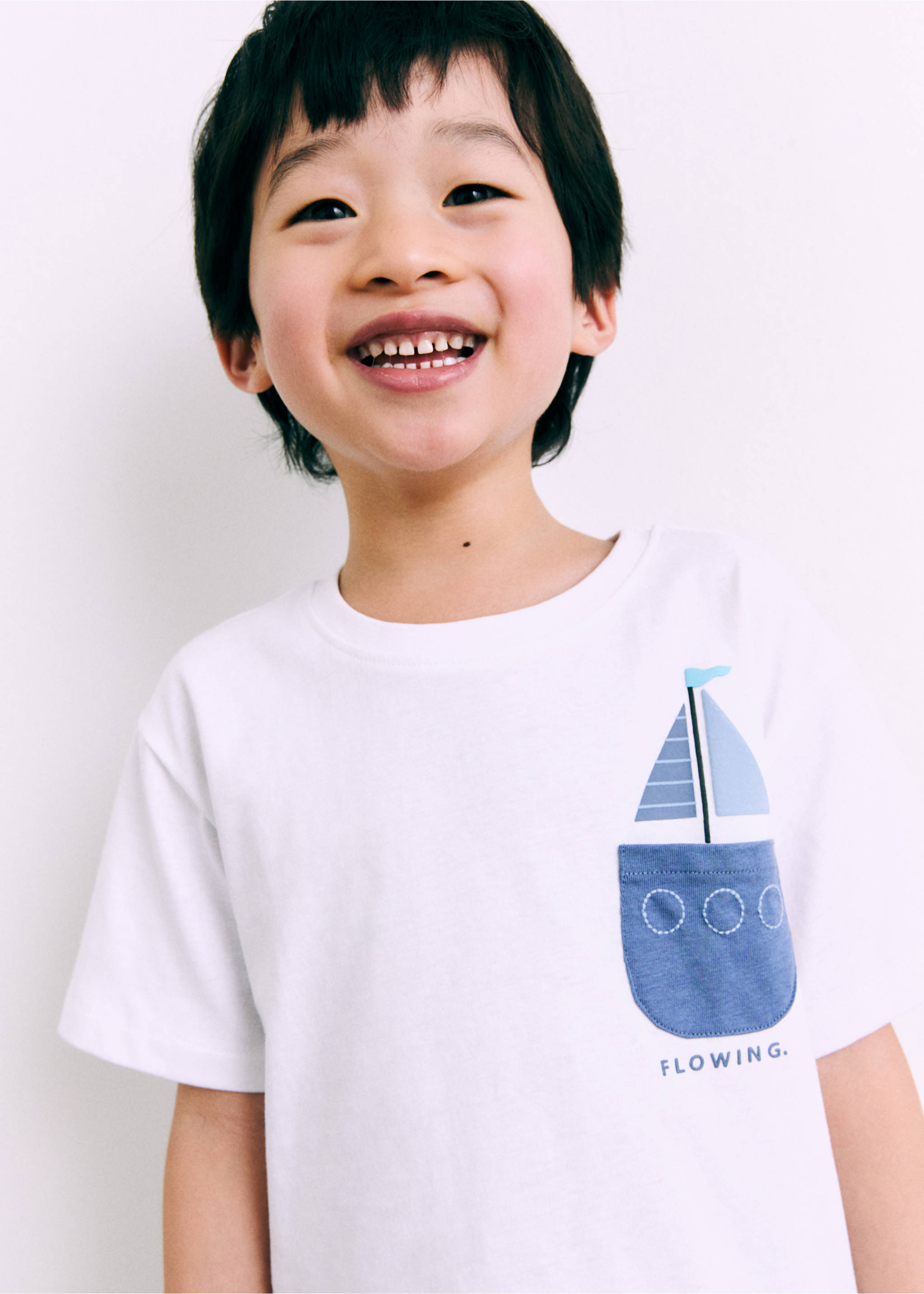 Pack Kurzer Baumwoll-Pyjama - Detail des Artikels 6, Marineblau. Ref: 87006730-00.