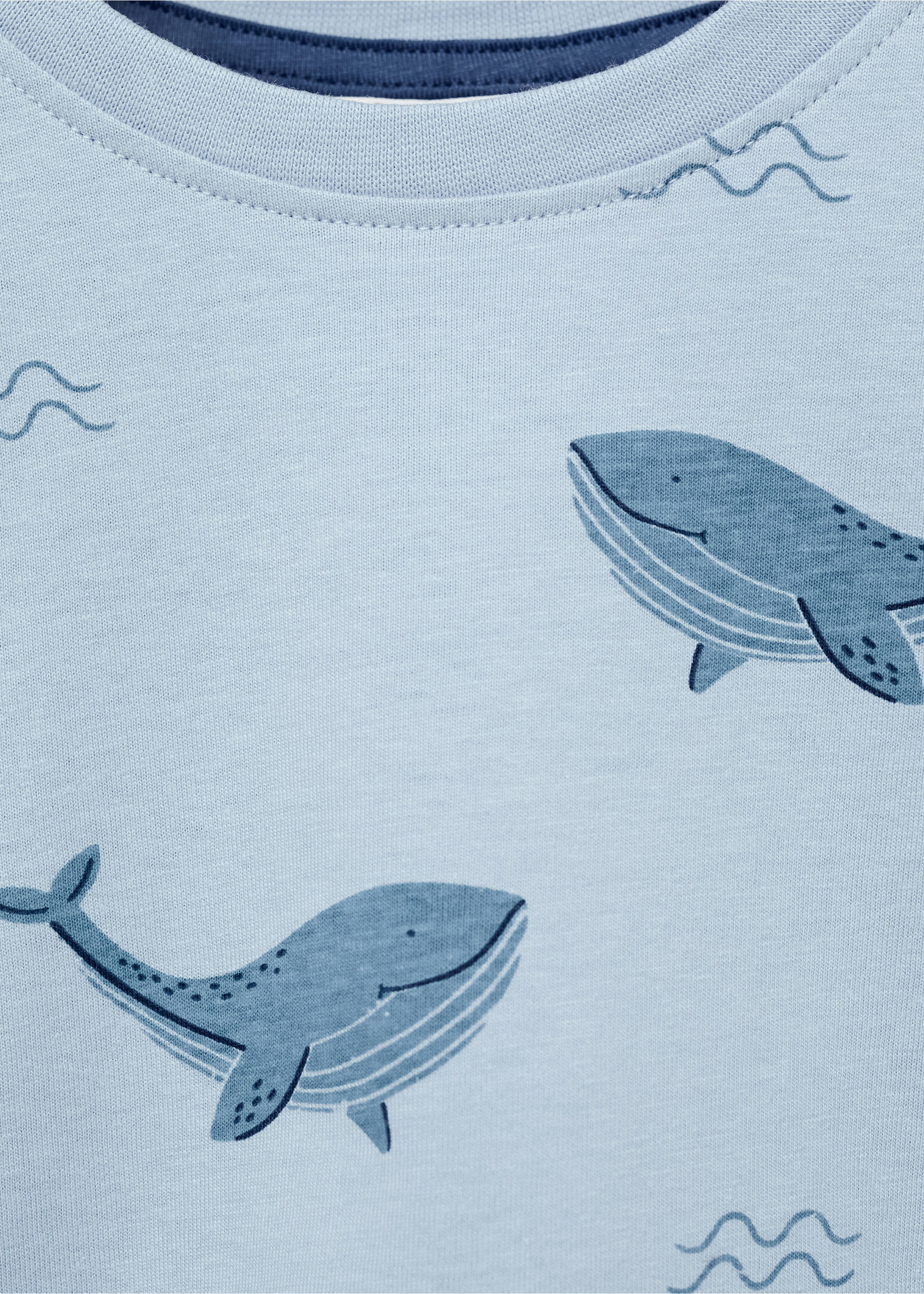 Pack Kurzer Baumwoll-Pyjama - Detail des Artikels 8, Blau. Ref: 87006731-00.