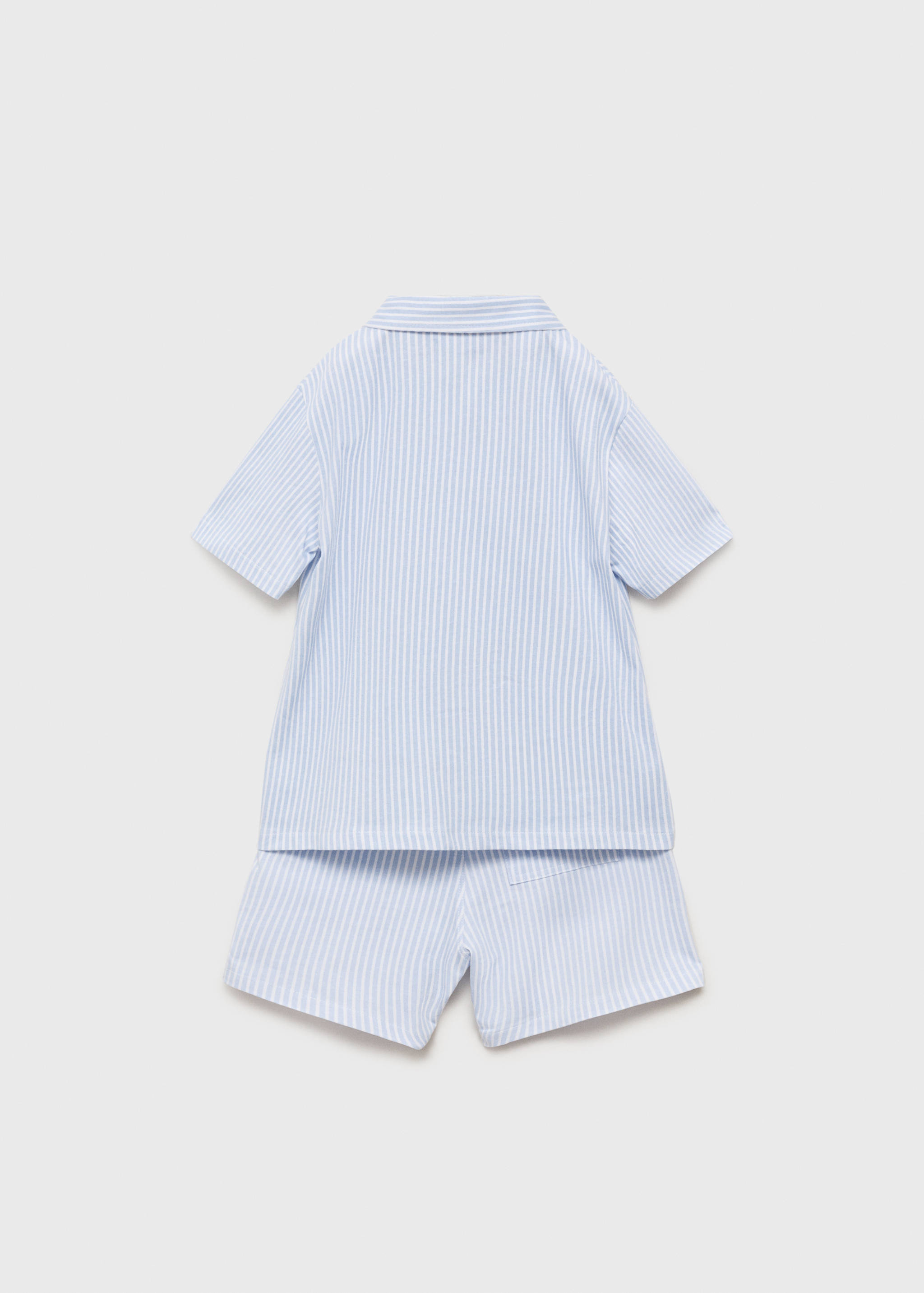 Pyjama court rayures - Verso de l’article