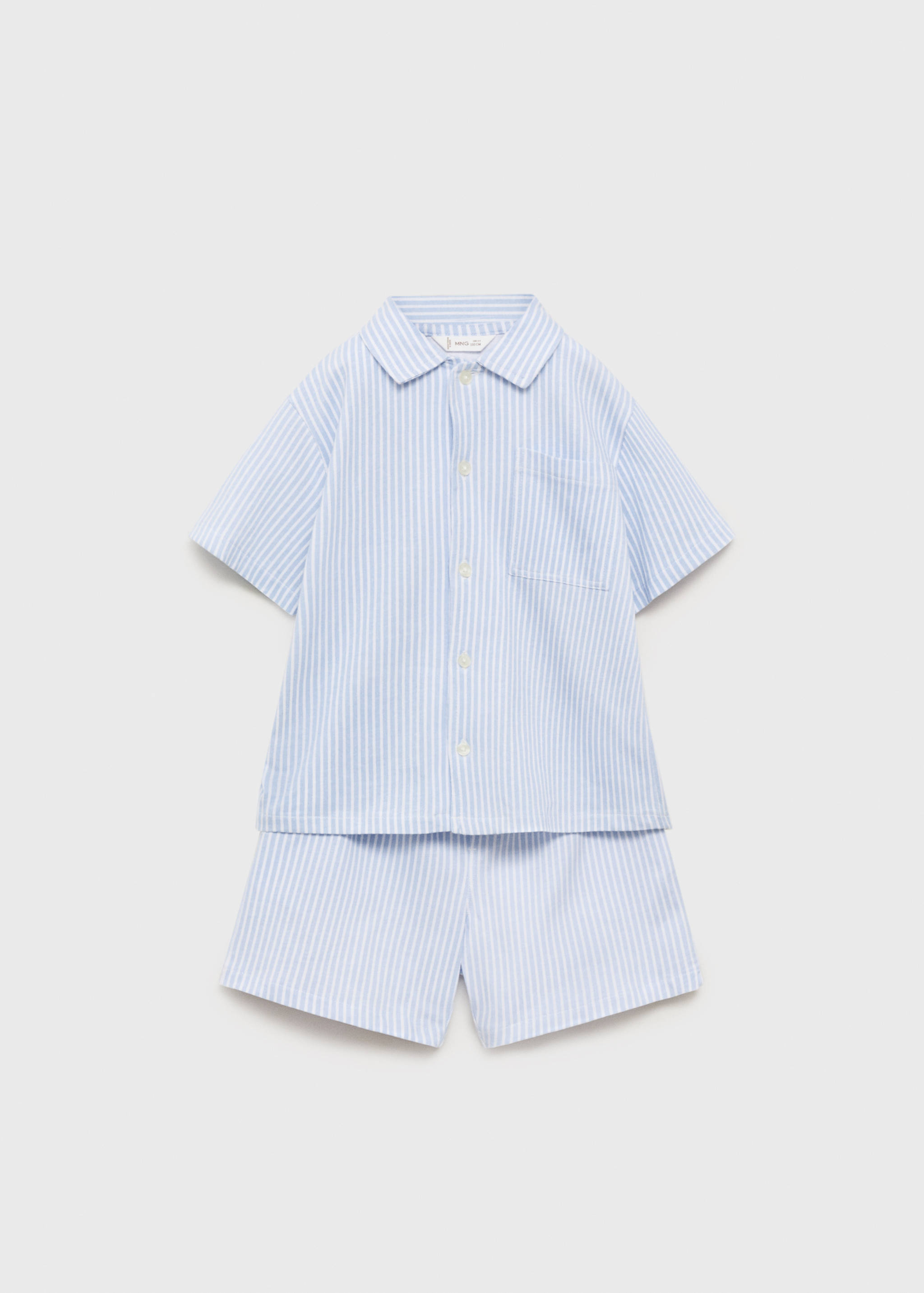Pyjama court rayures - Article sans modèle