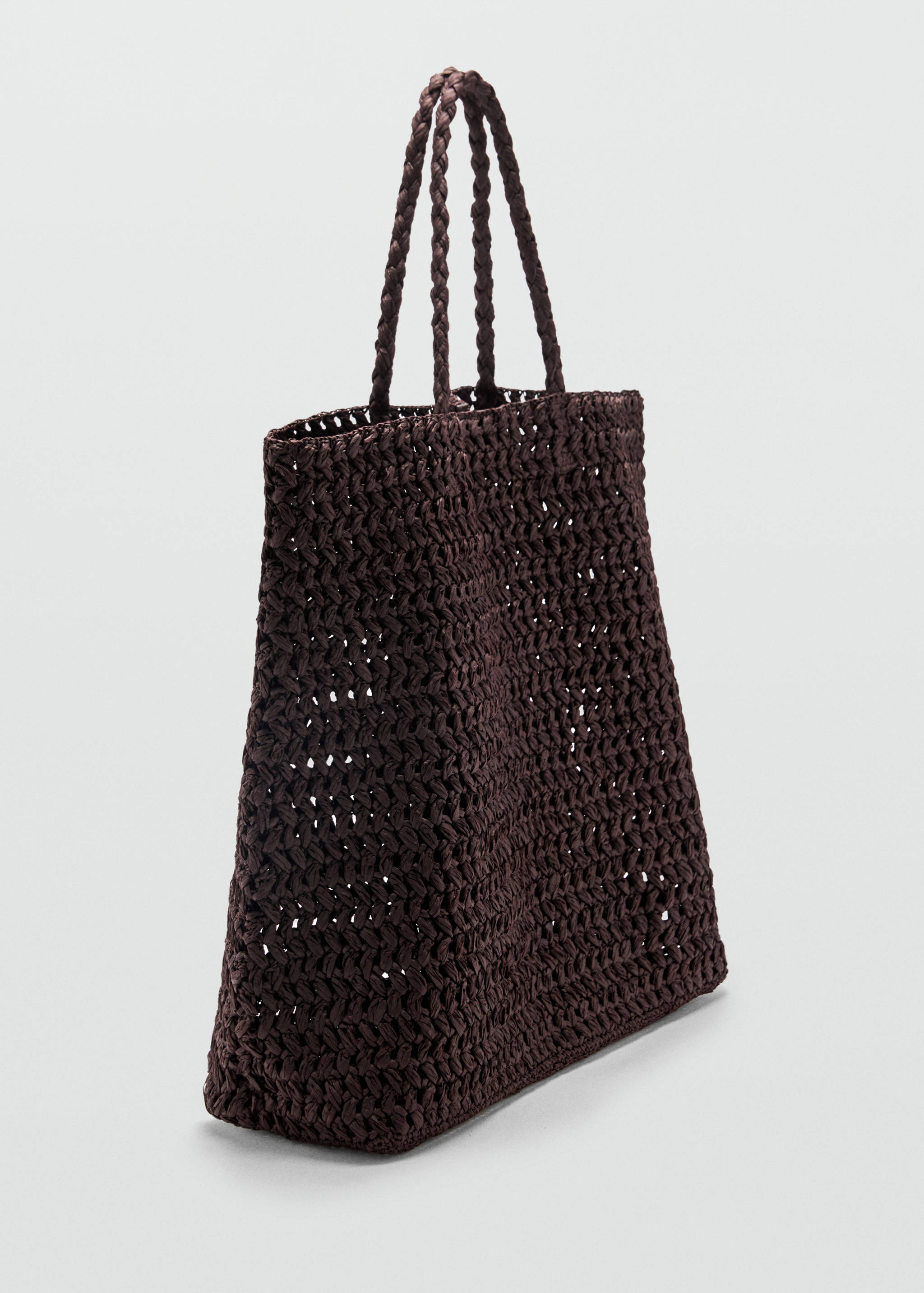 Natural fibre maxi bag - Medium plane
