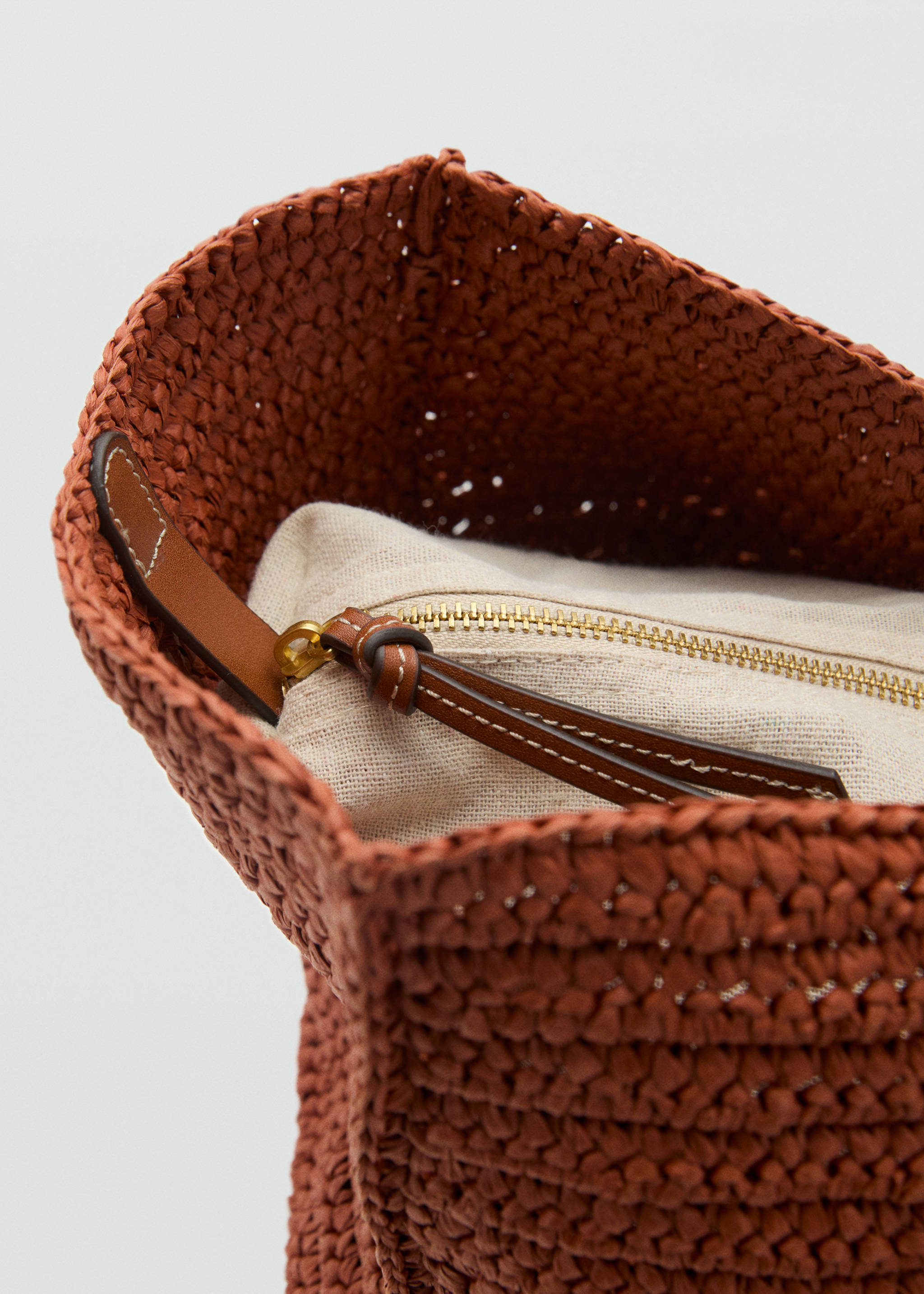 Natural fibre double-handle shopping bag - Details of the article 4
